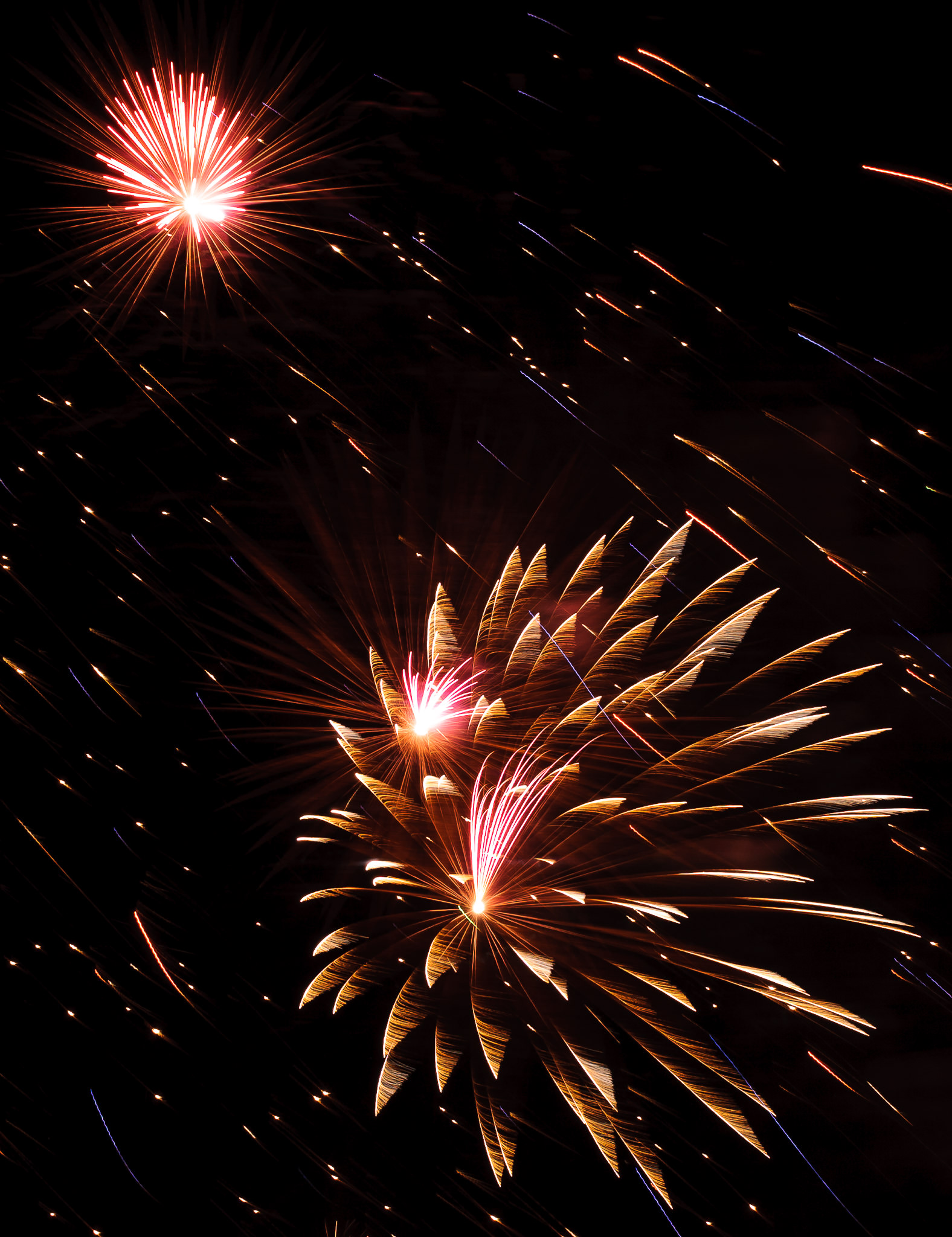 Photography of fireworks display