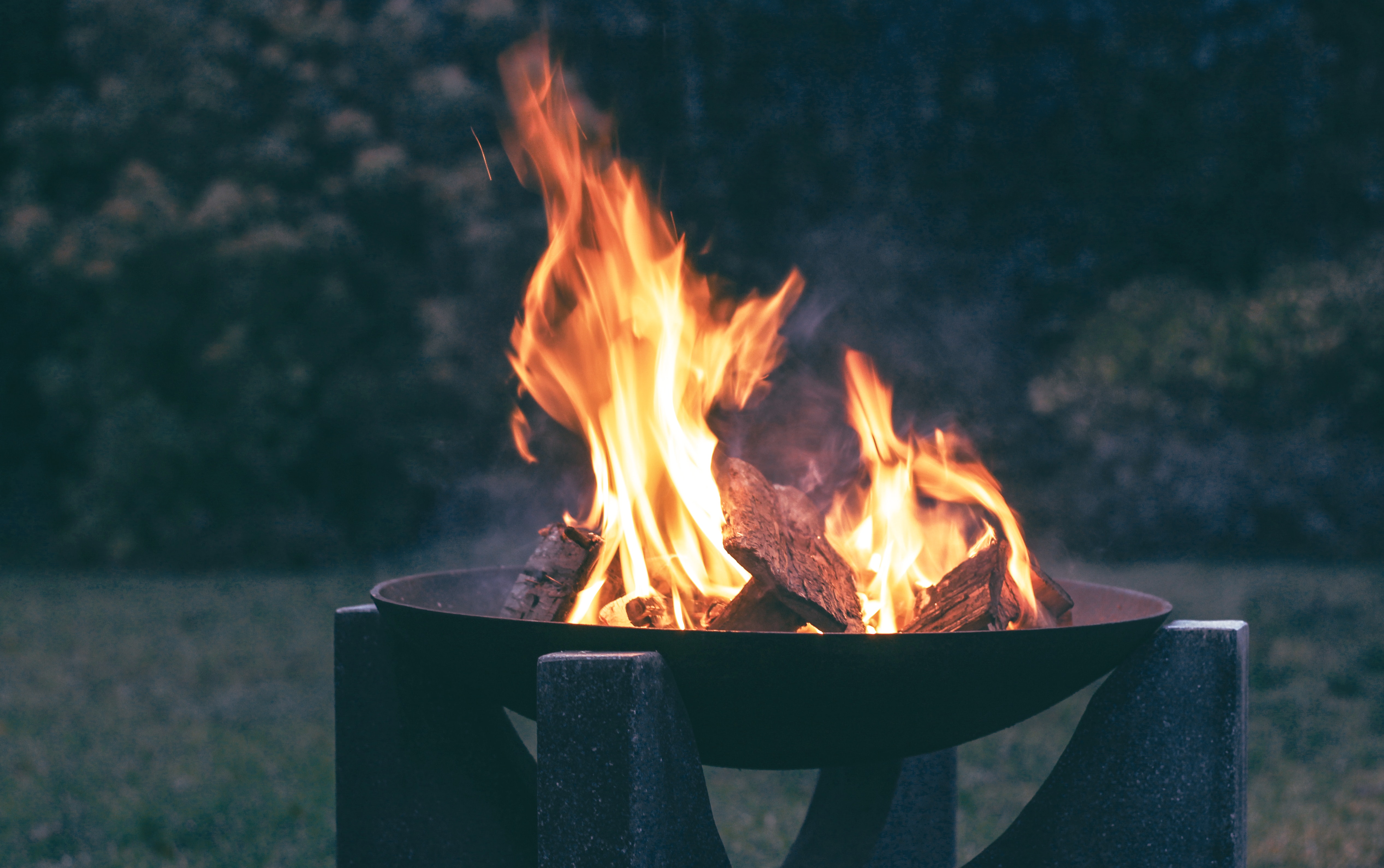 Photography of Wood Burning on Fire Pit, Blaze, Firewood, Outdoors, Ignite, HQ Photo