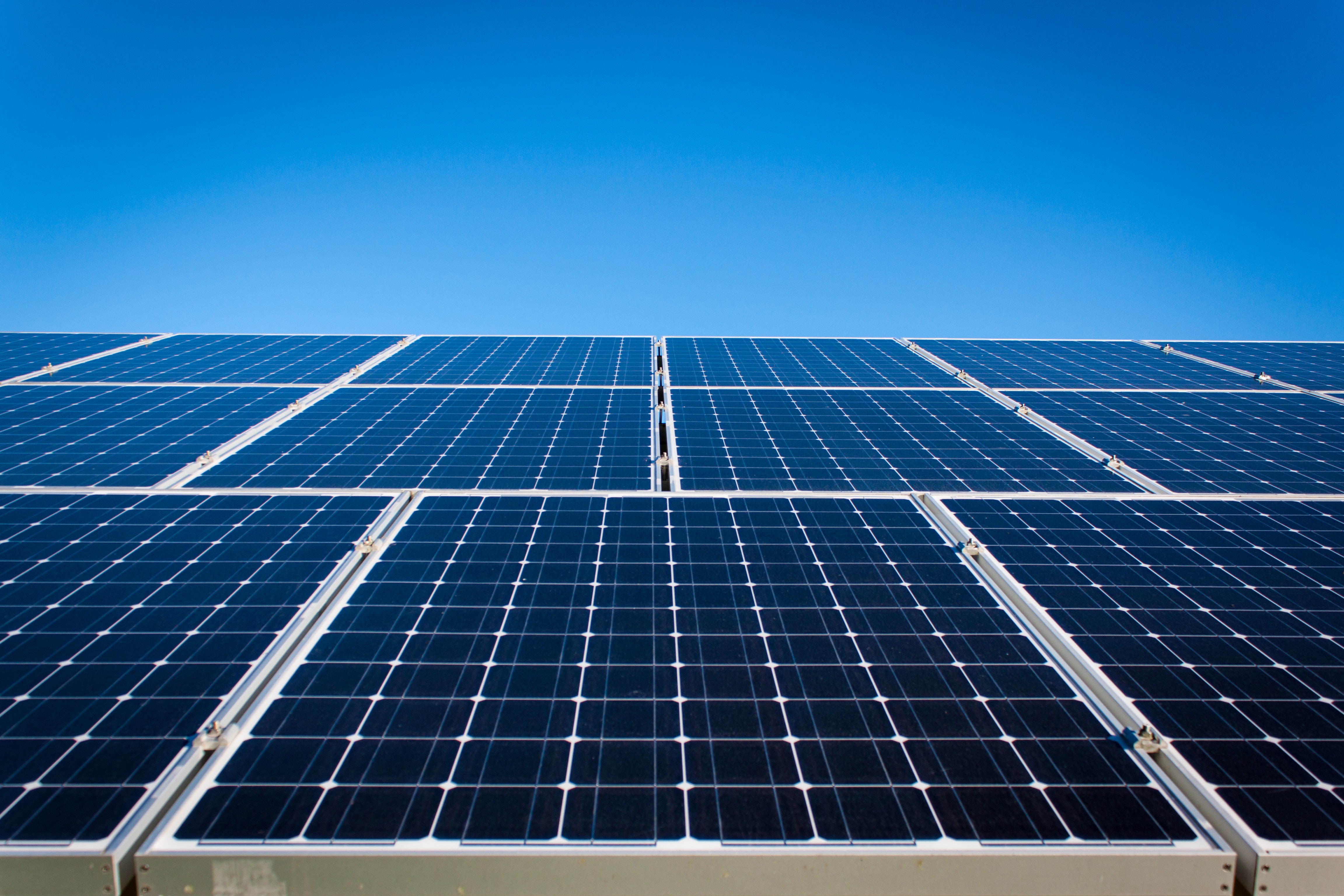 Free photo: Photovoltaic panels - Aluminium, Panel, Technology - Free