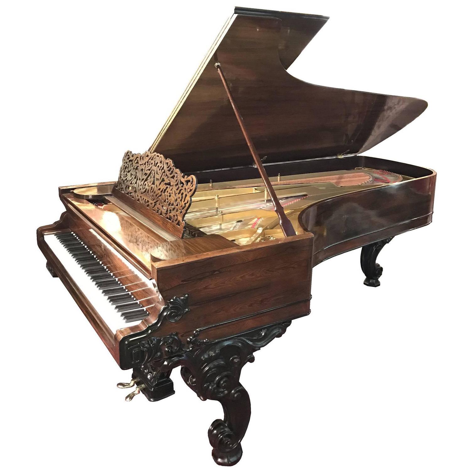 Steinway Concert Grand Piano with Rosewood and Ebonized Case For ...