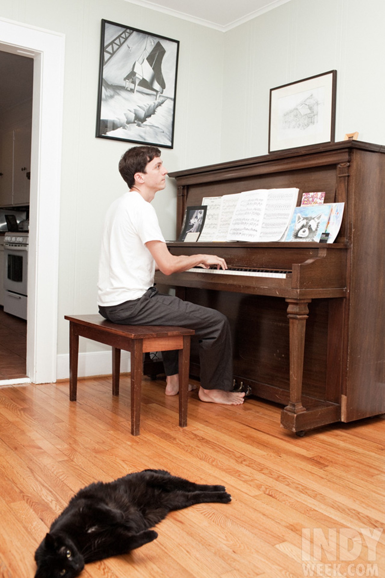 Durham's Tom Merrigan takes the piano out of the parlor and into the ...