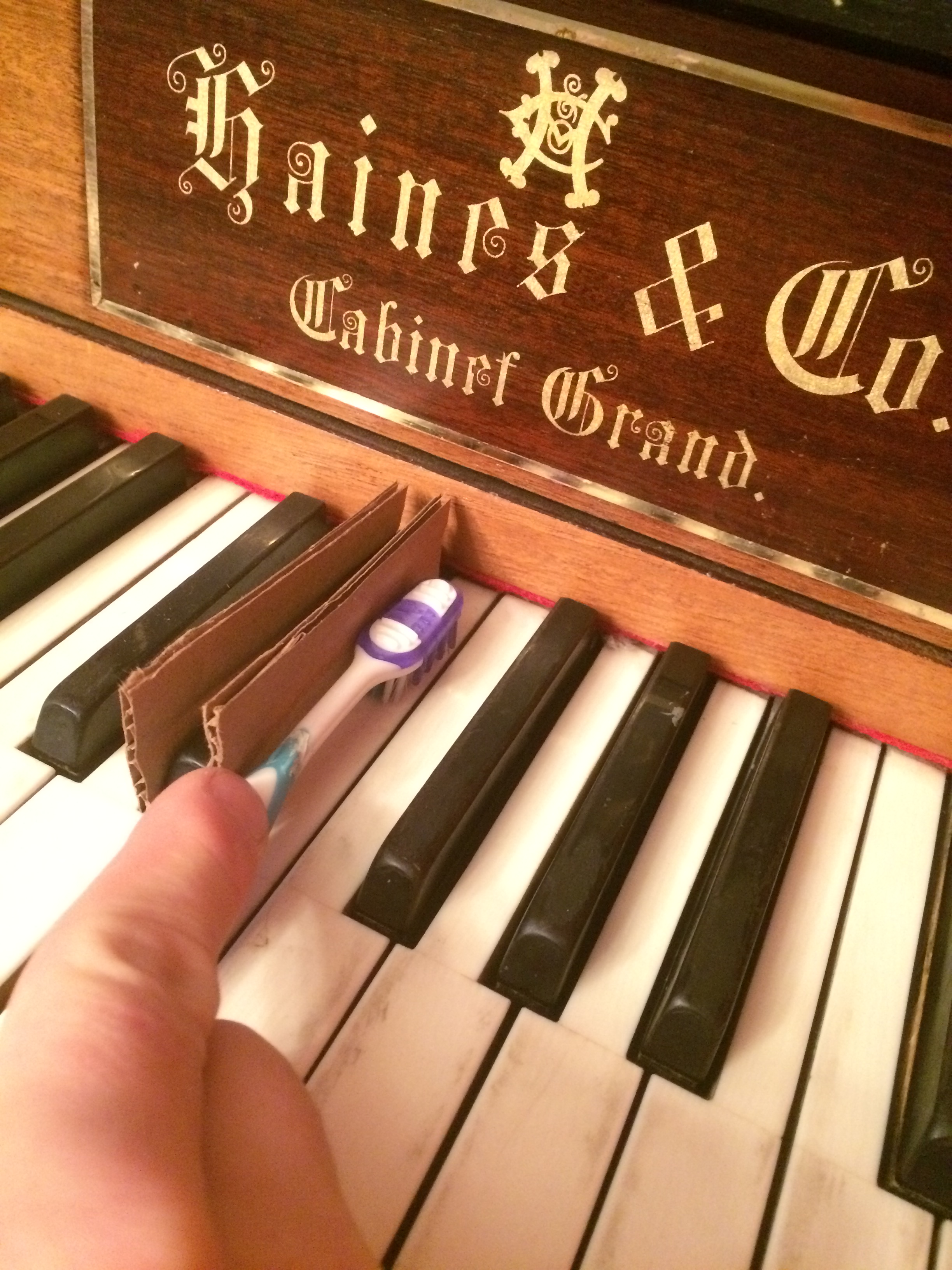Cleaning Piano Keys | An Amazing Machine