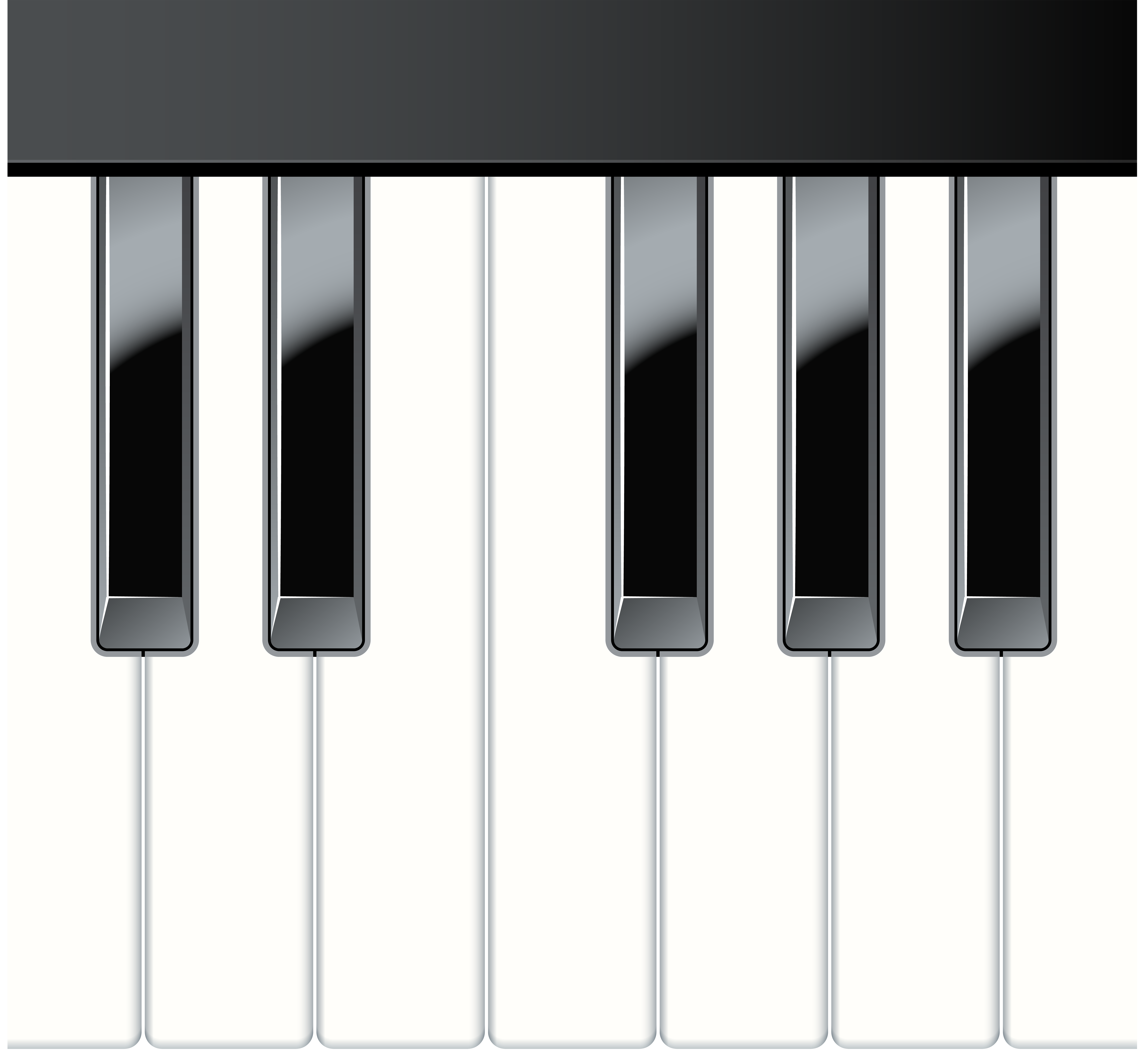 Piano Keys PNG Clip Art | Gallery Yopriceville - High-Quality ...