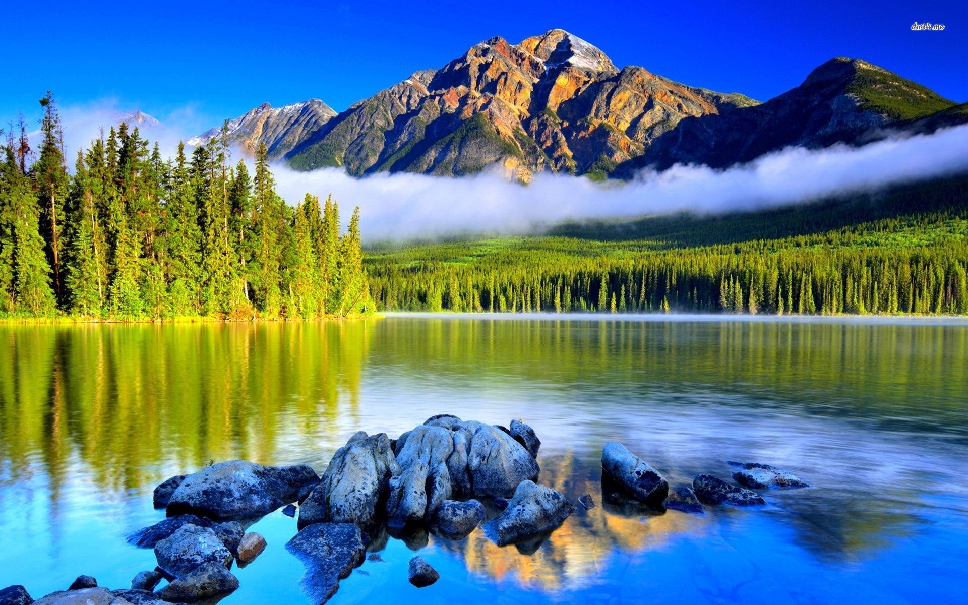 Picturesque mountain lake wallpaper - Nature wallpapers - #20969