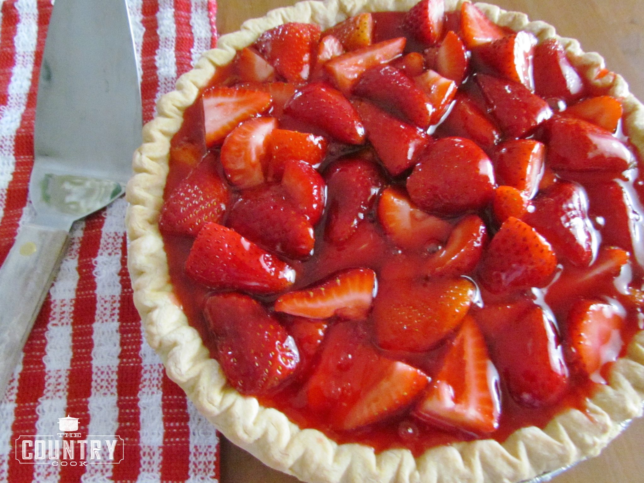 Shoney's Strawberry Pie - The Country Cook