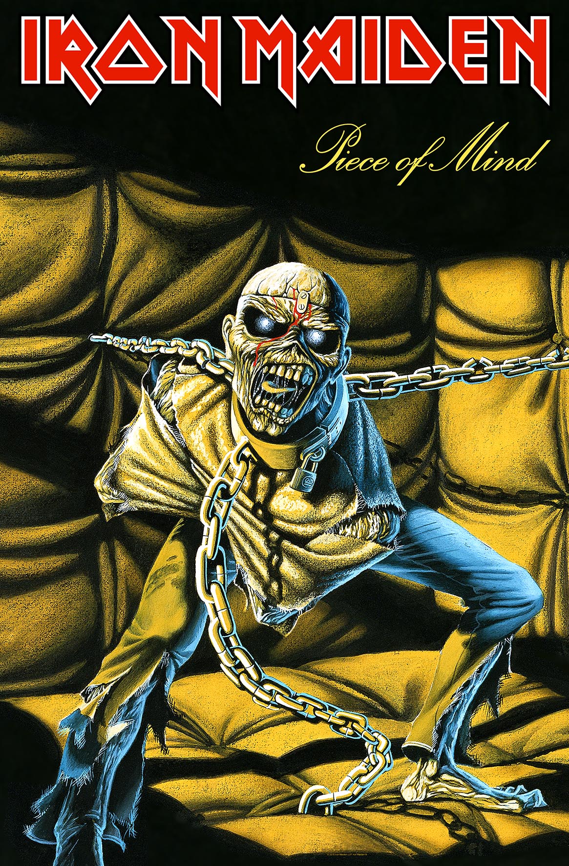 Iron Maiden 'Piece Of Mind' Textile Poster - Heavy Metal Online