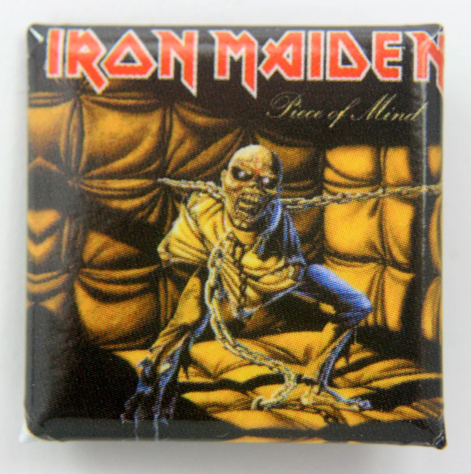 Iron Maiden - Piece of Mind Square Badge