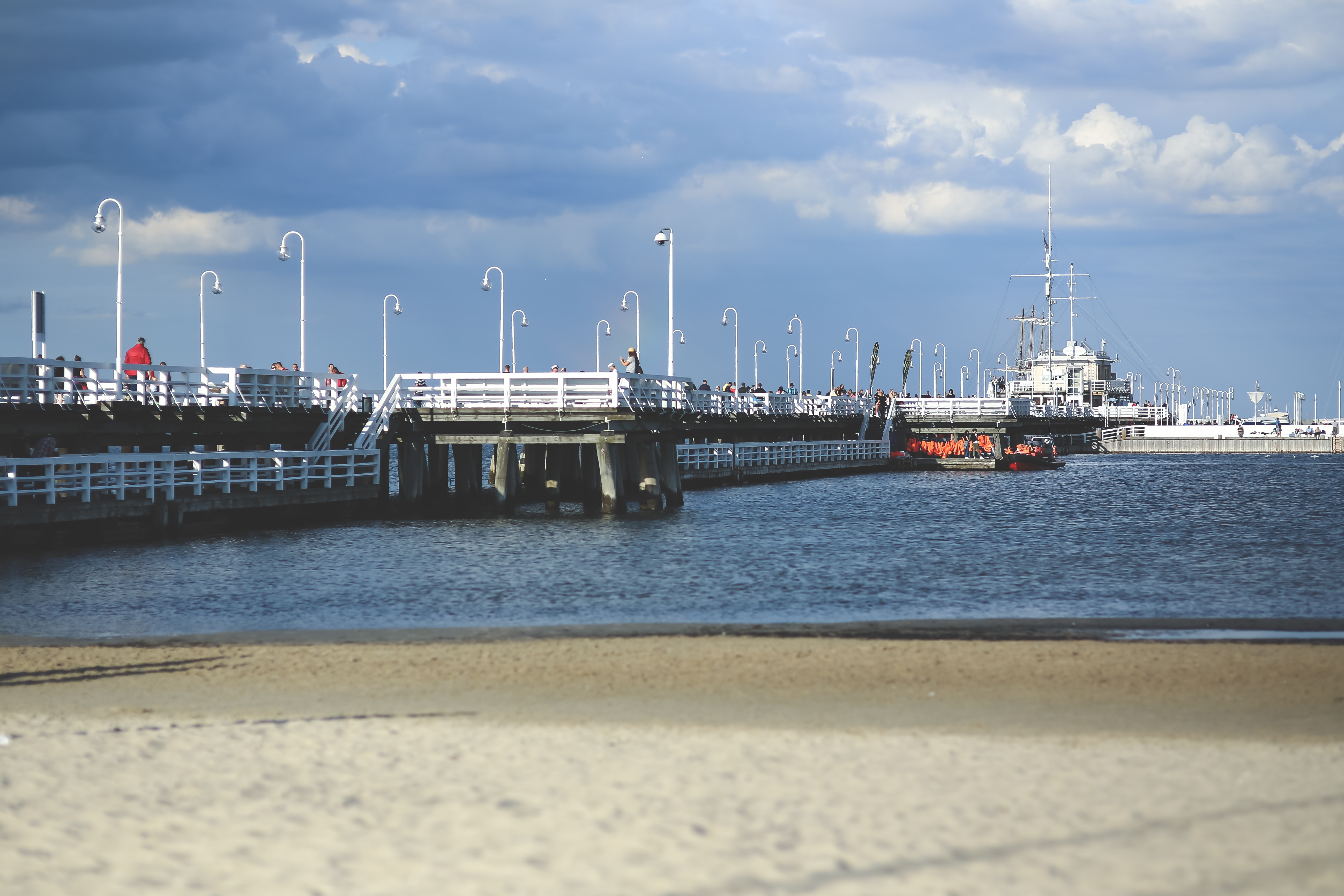 Pier in sopot / baltic sea photo