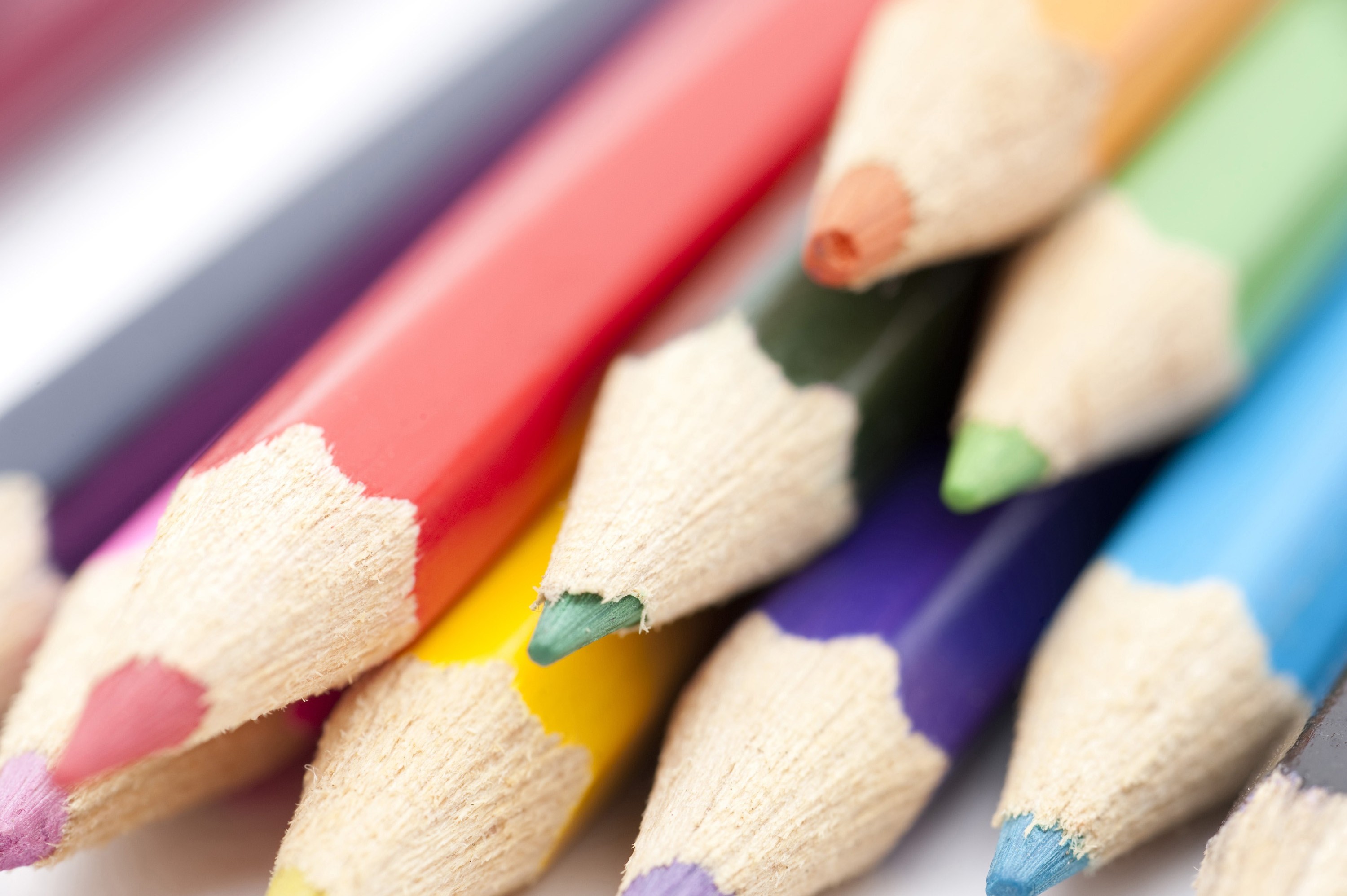 Free image of Pile of colored pencils