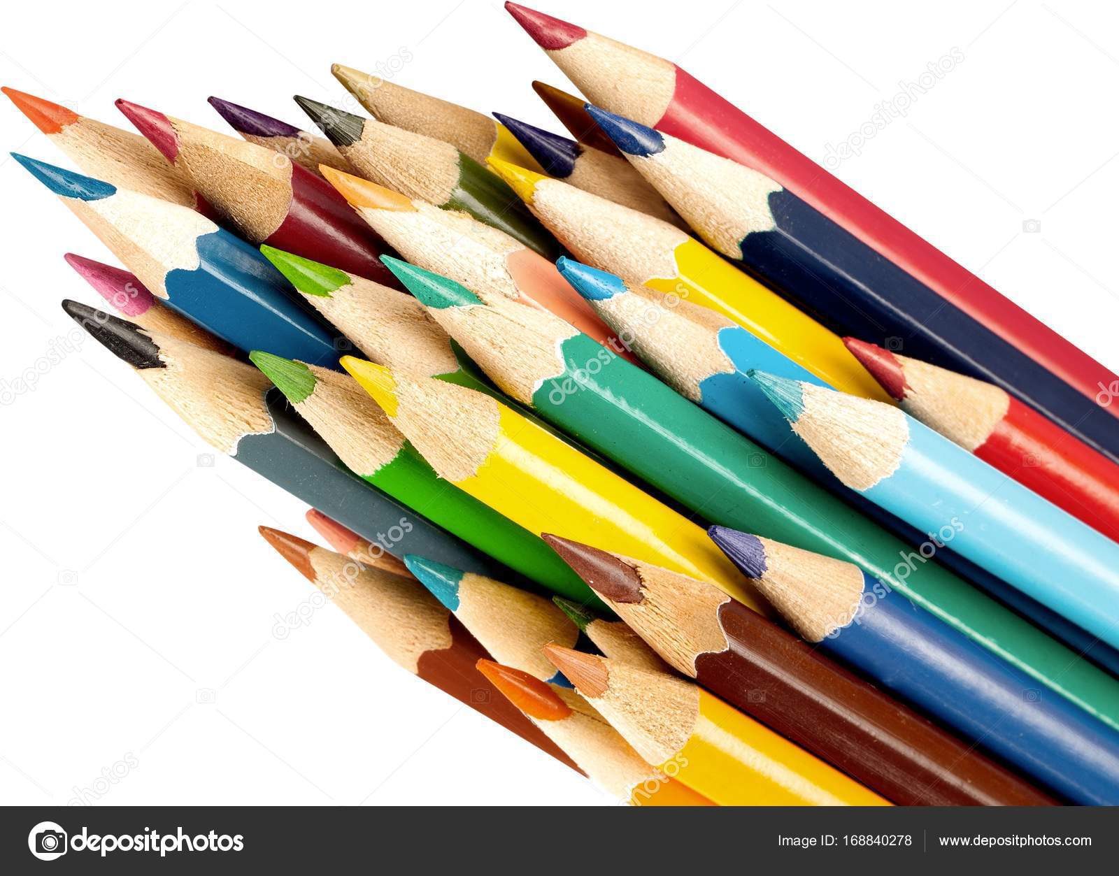 Colored pencils pile — Stock Photo © billiondigital #168840278