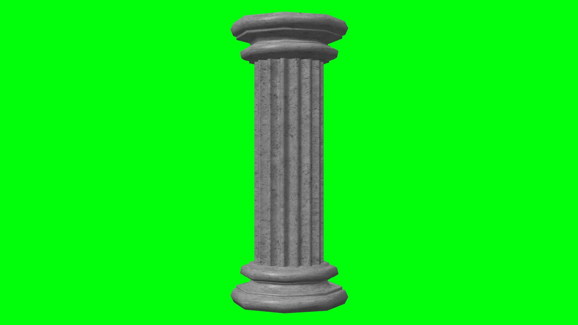 Greek Pillar - Green Screen Animation - YouTube