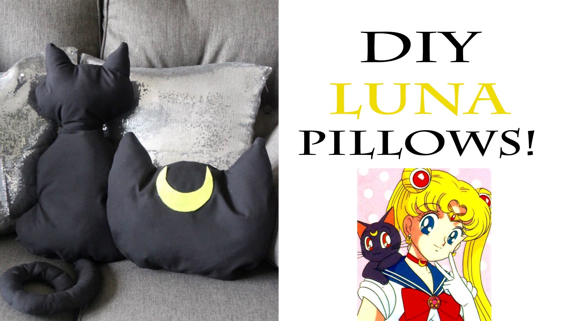 DIY Luna Pillow & DIY Cat Pillow| Nerdy Crafts Ep. 14 - YouTube