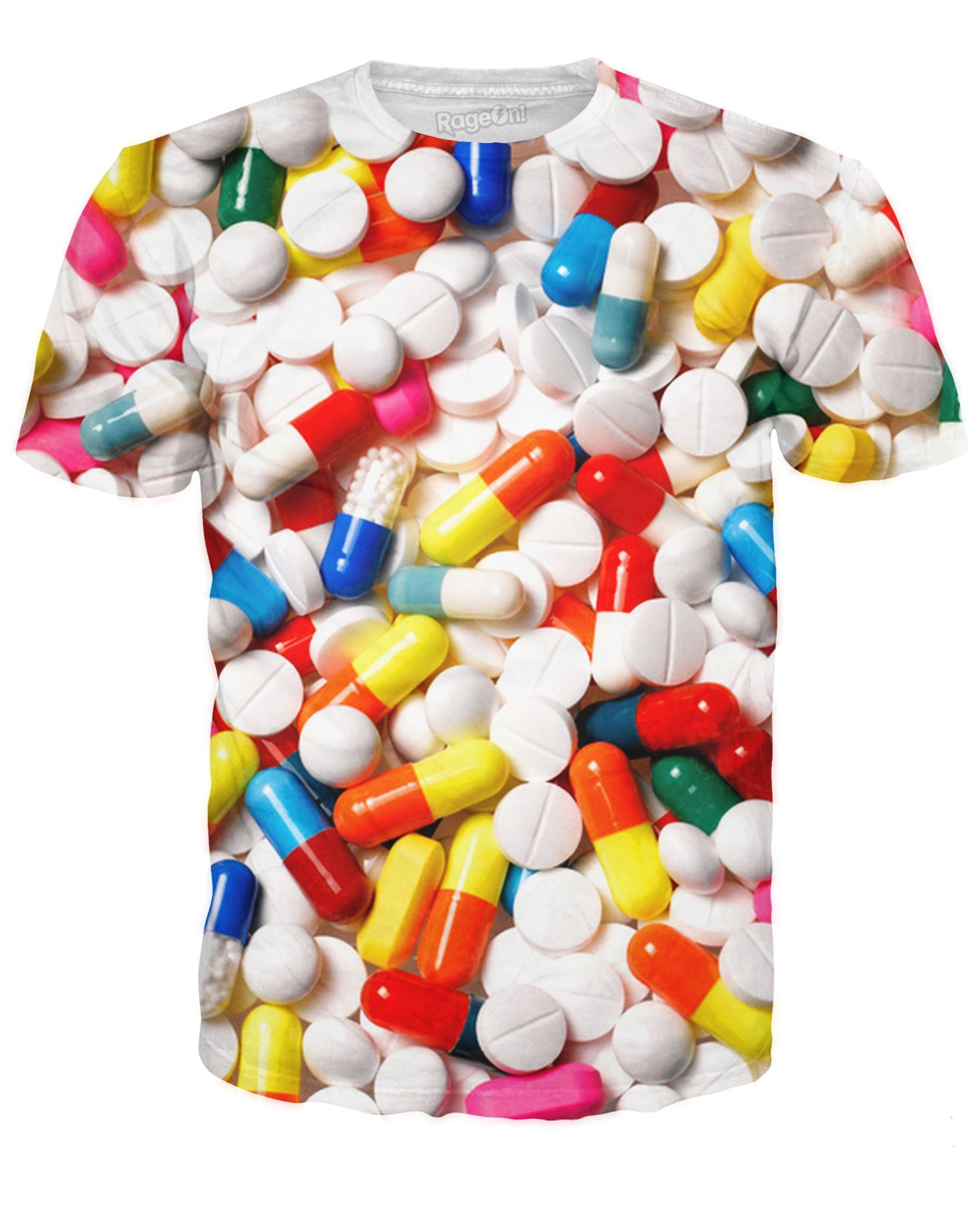 Pills All Over Print T-Shirt