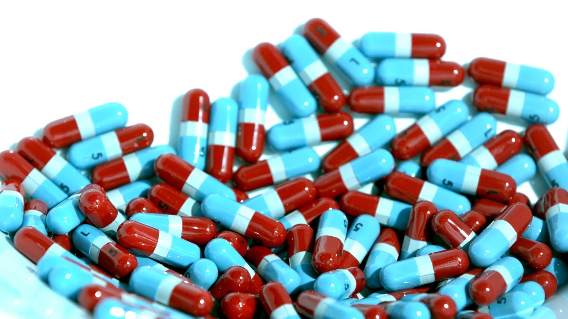 Free Slow Motion Footage: Pile of Pills - YouTube