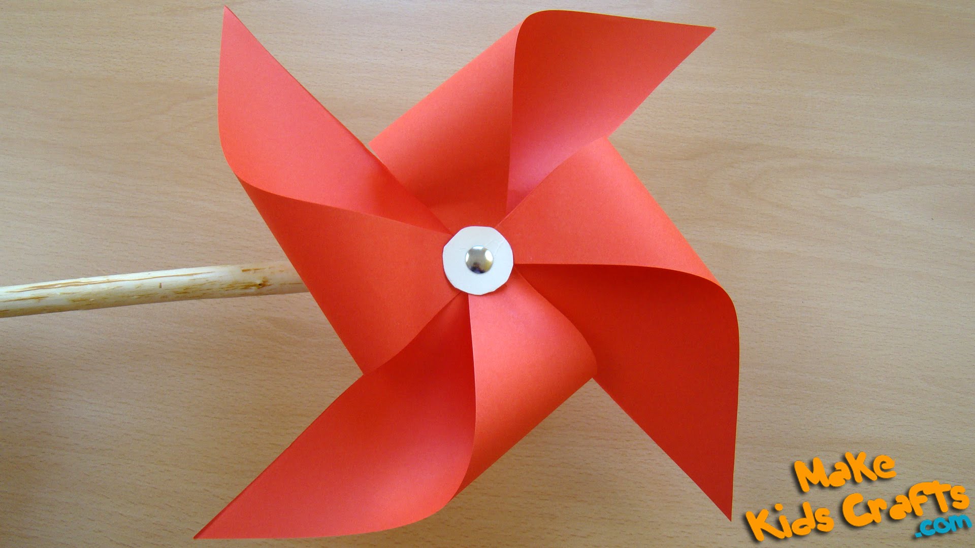 How to make a pinwheel that spins? DIY - YouTube