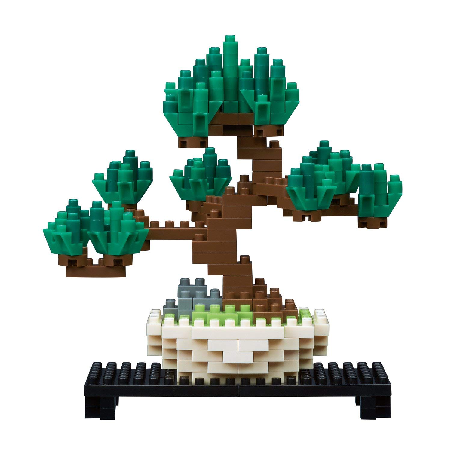 Amazon.com: Nanoblock Pine Bonsai Tree Building Kit: Toys & Games