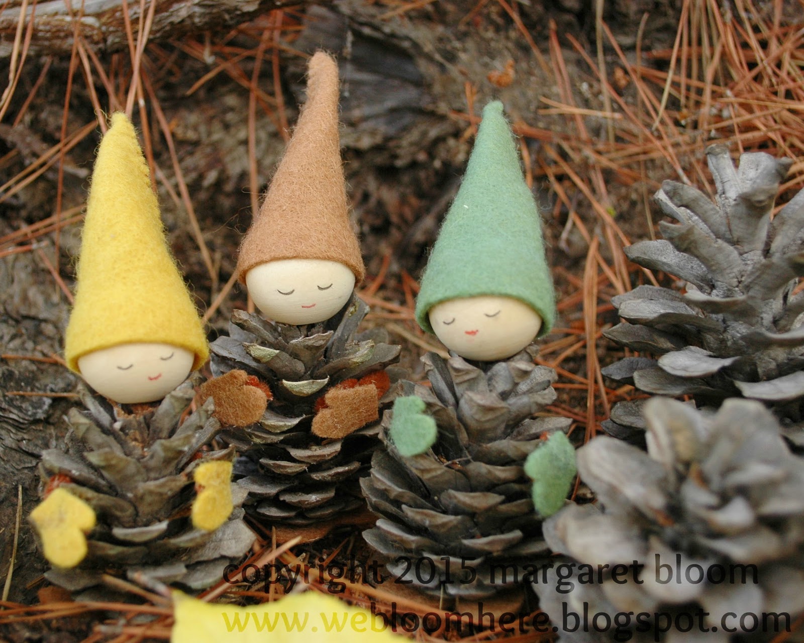 we bloom here: Pinecone Gnomes: a repost