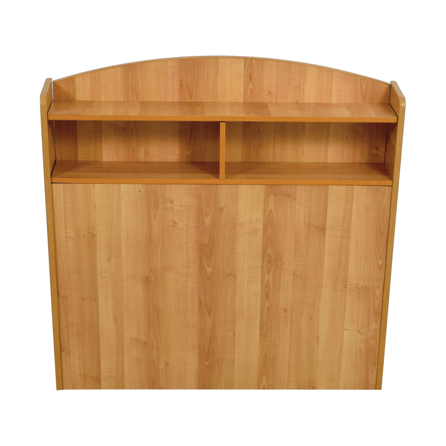83% OFF - Captain Pine Wood Twin Headboard with Shelves / Beds