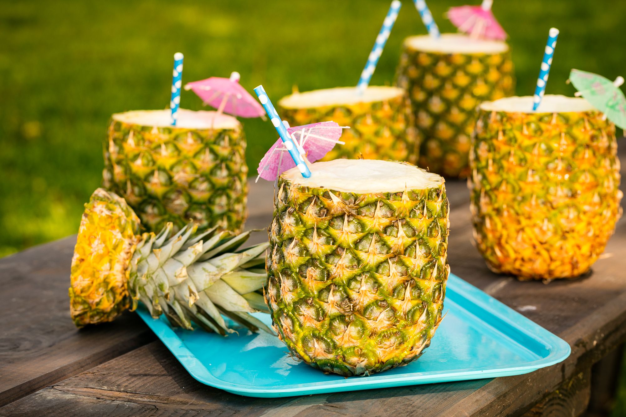 Pina Colada Pineapple Cups