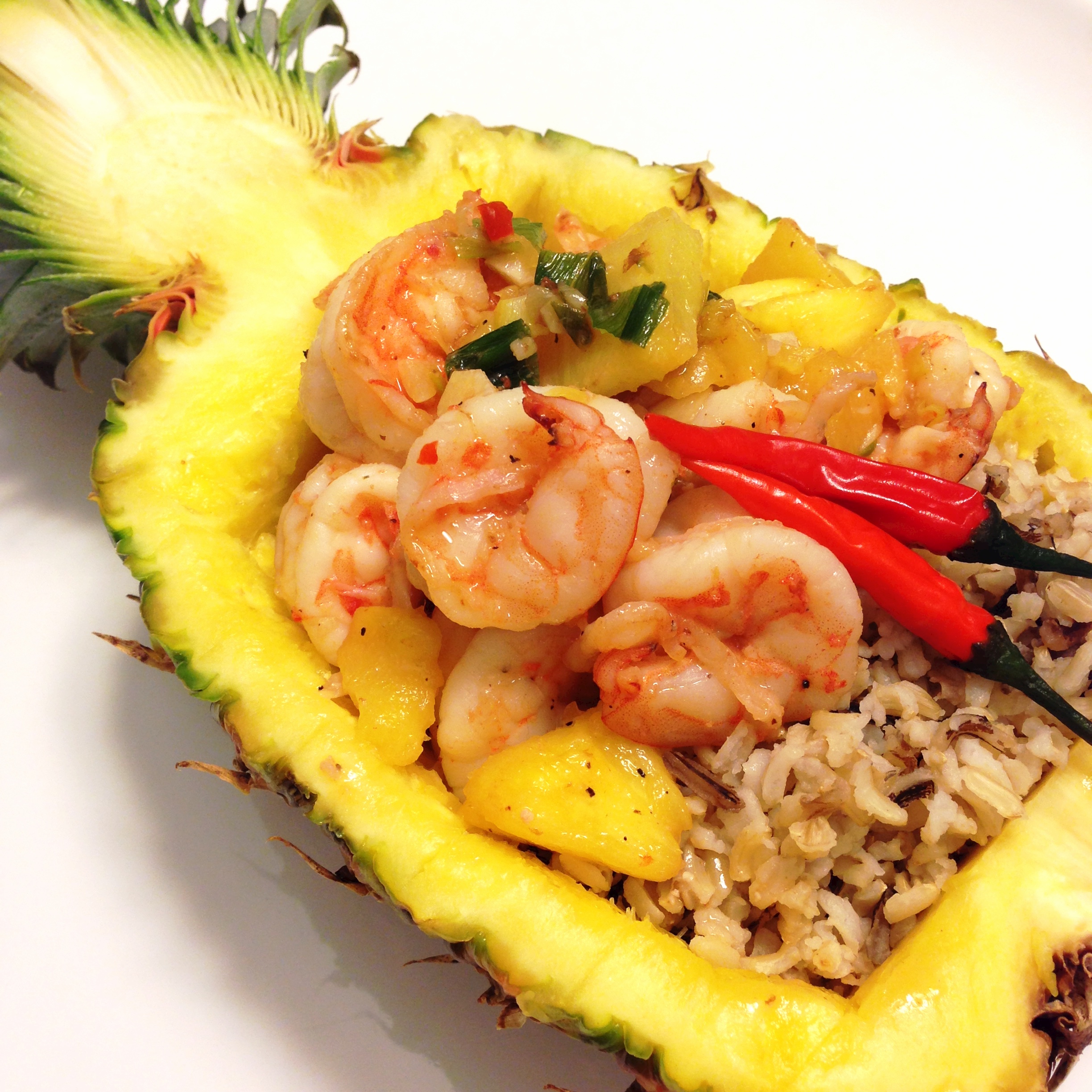 Sweet Chili Pineapple Shrimp — My Healthy Dish