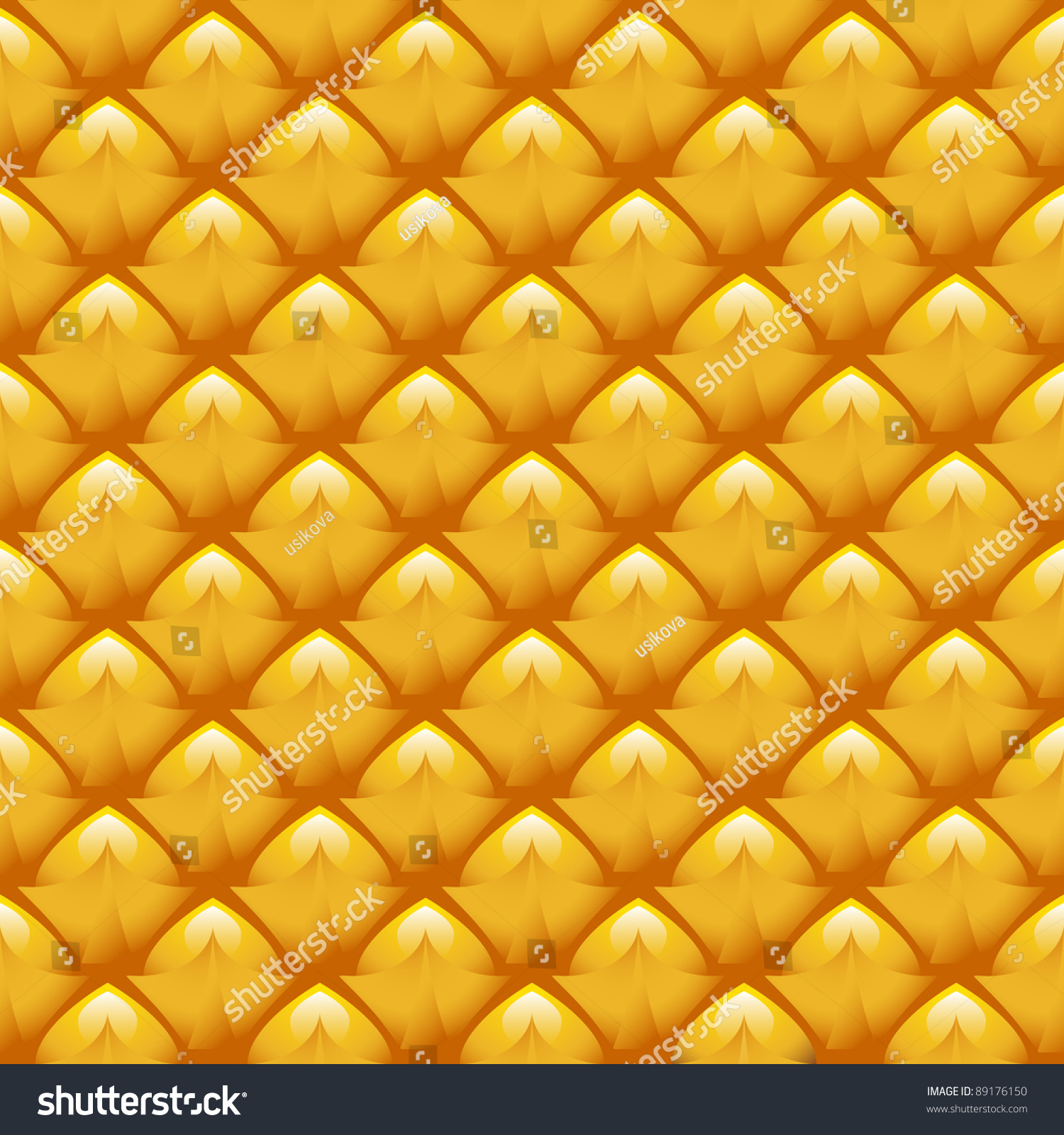 Natural Surface Texture Pineapple Made Form Stock Illustration ...