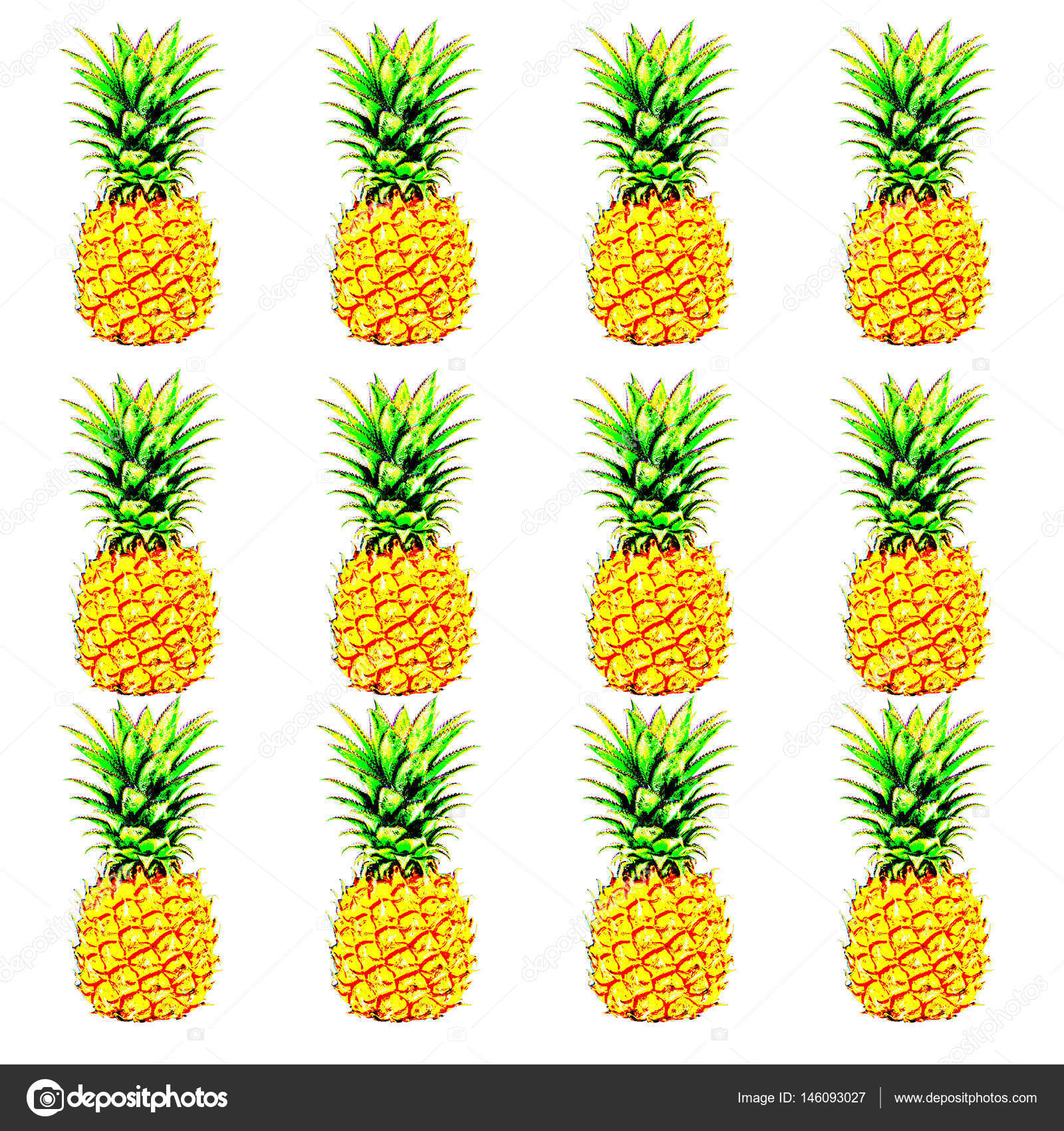 Background by pineapple texture and shape — Stock Photo © mathisa ...