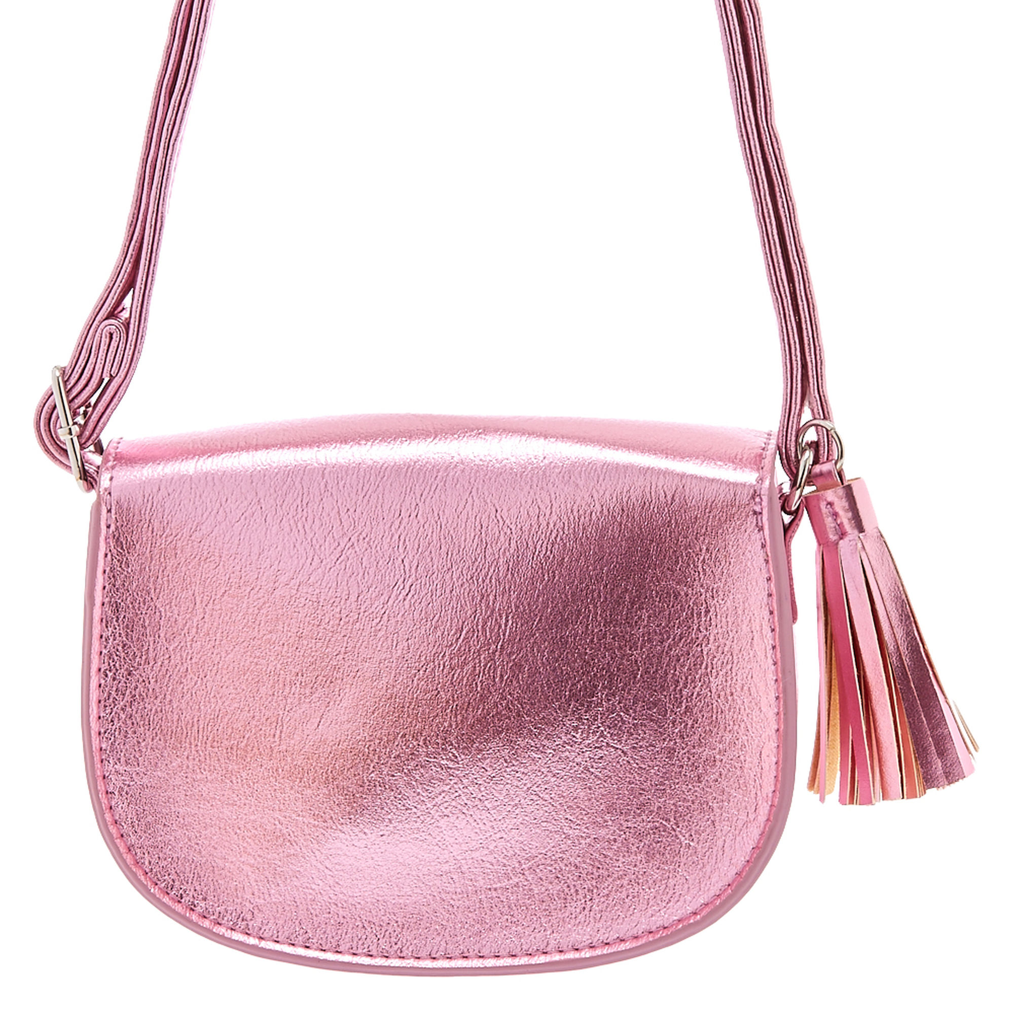 Metallic Pink Crossbody Bag | Claire's US