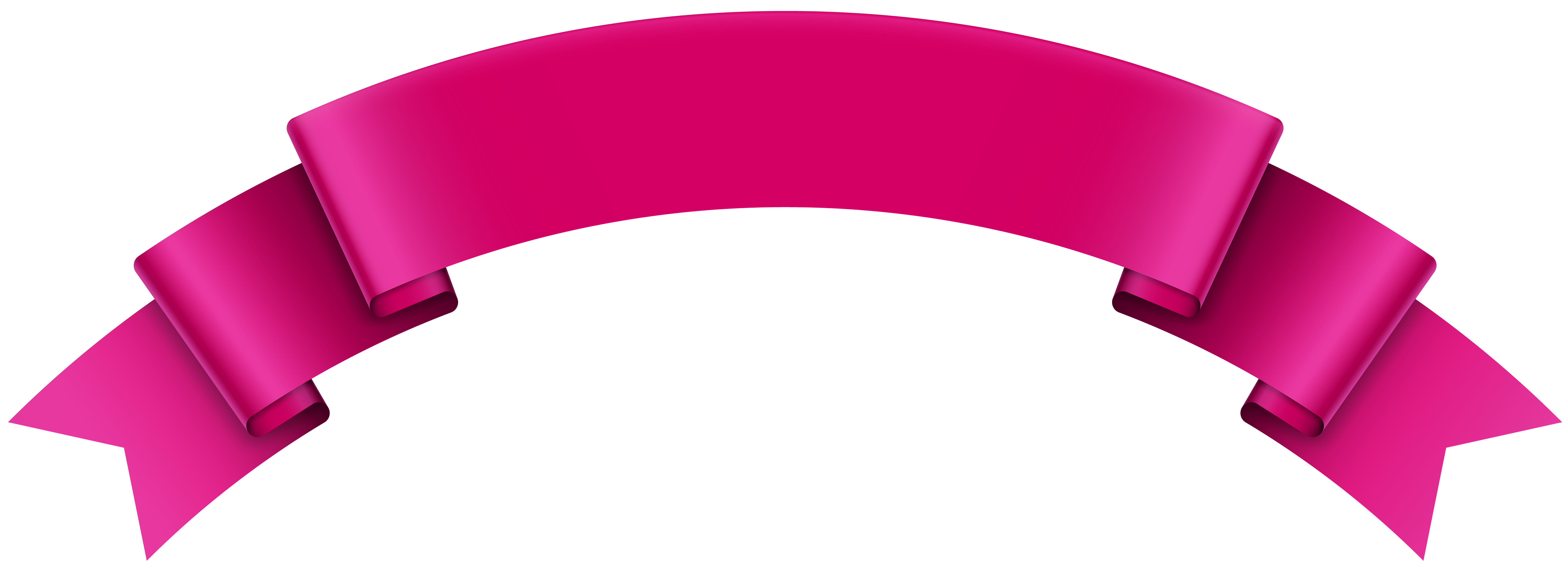 Banner Pink Transparent PNG Clip Art Image | glosy baner | Pinterest ...