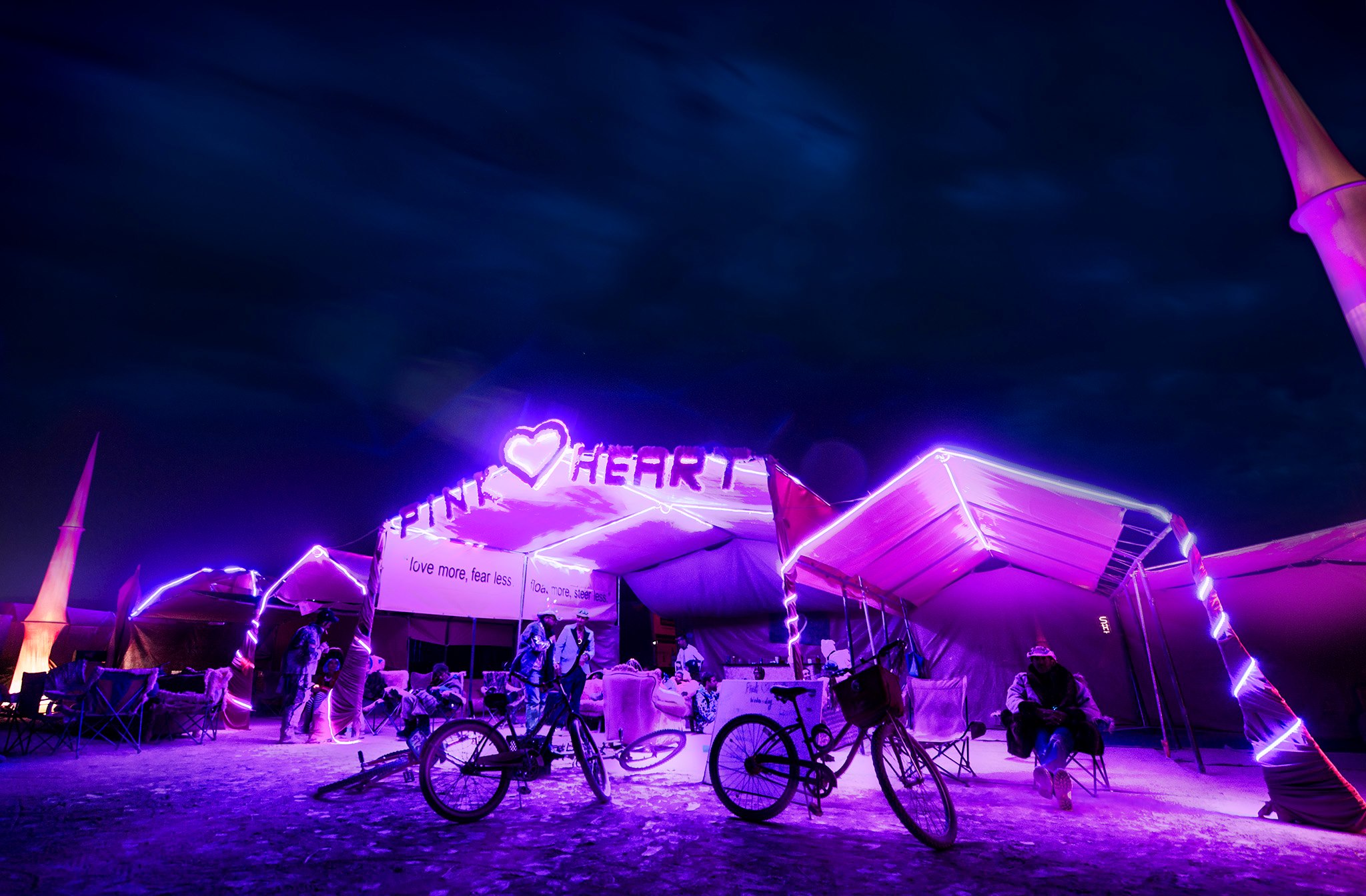 Cliff Baise “Pink Heart Camp is a Burning Man Beacon.” | Pink Heart Camp