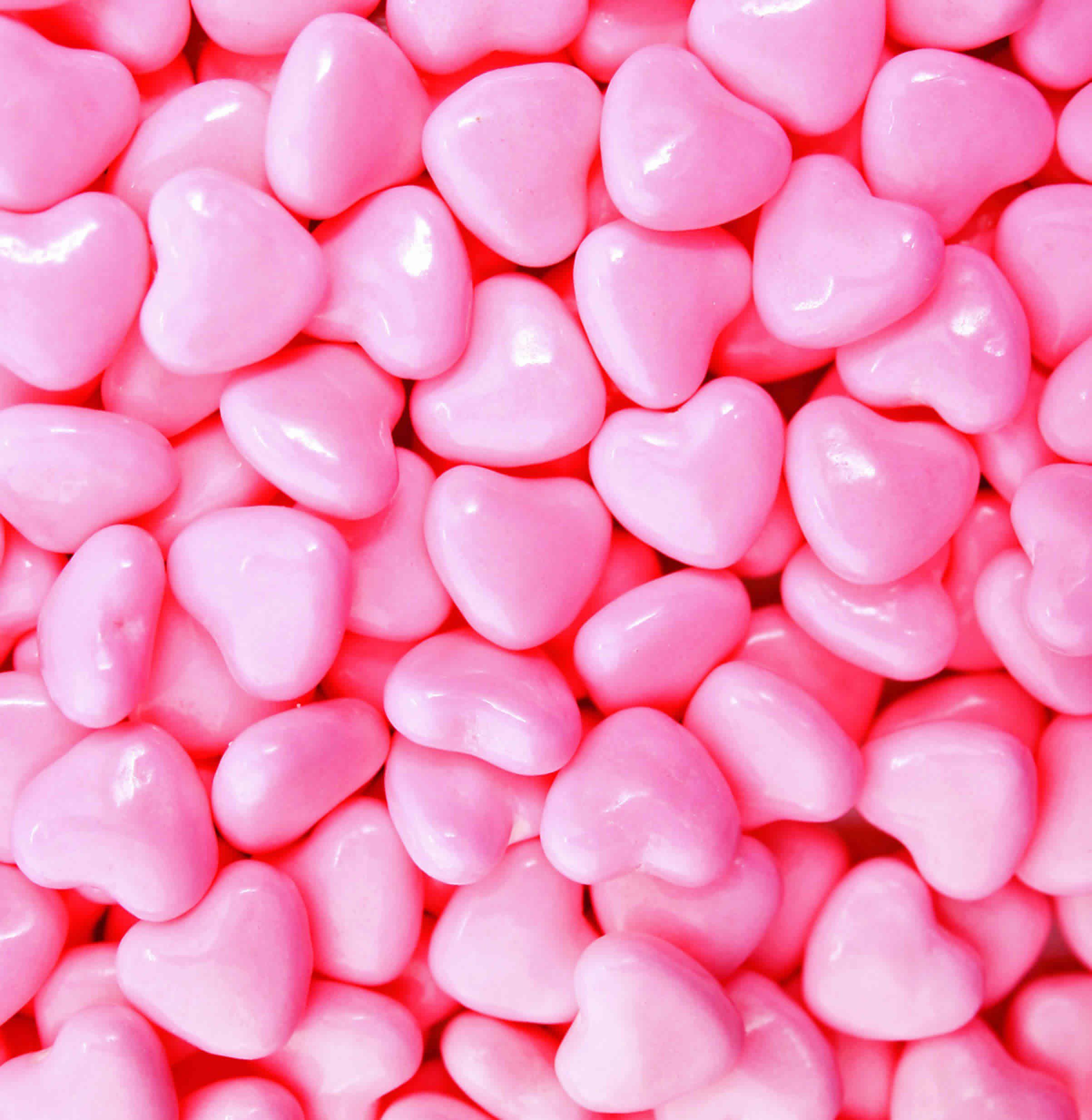 Candy Hearts - Bright Pink | Bulk Candy Store | CANDYLICIOUS ...