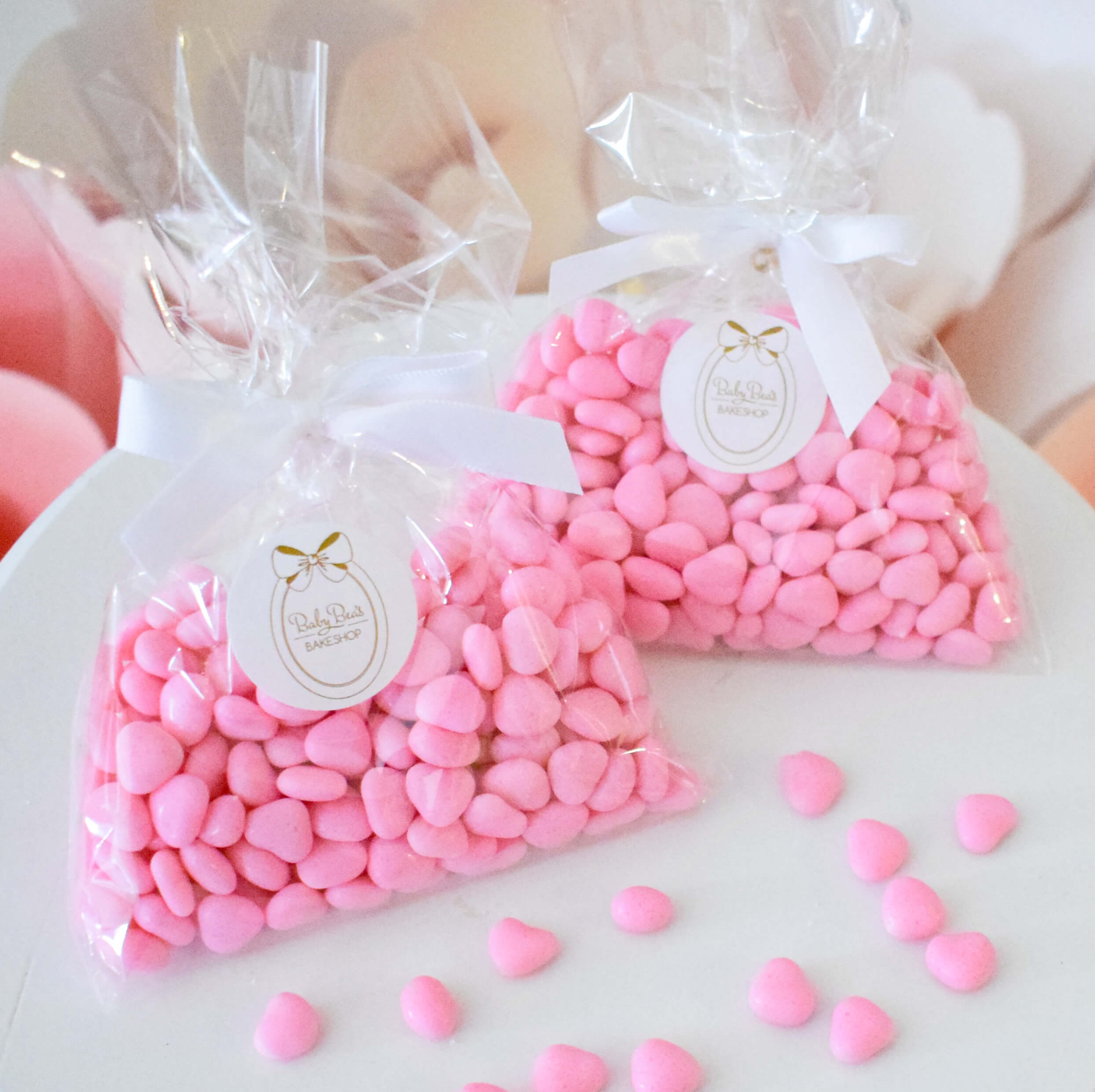 Pink Candy Hearts | Baby Bea's Bakeshop