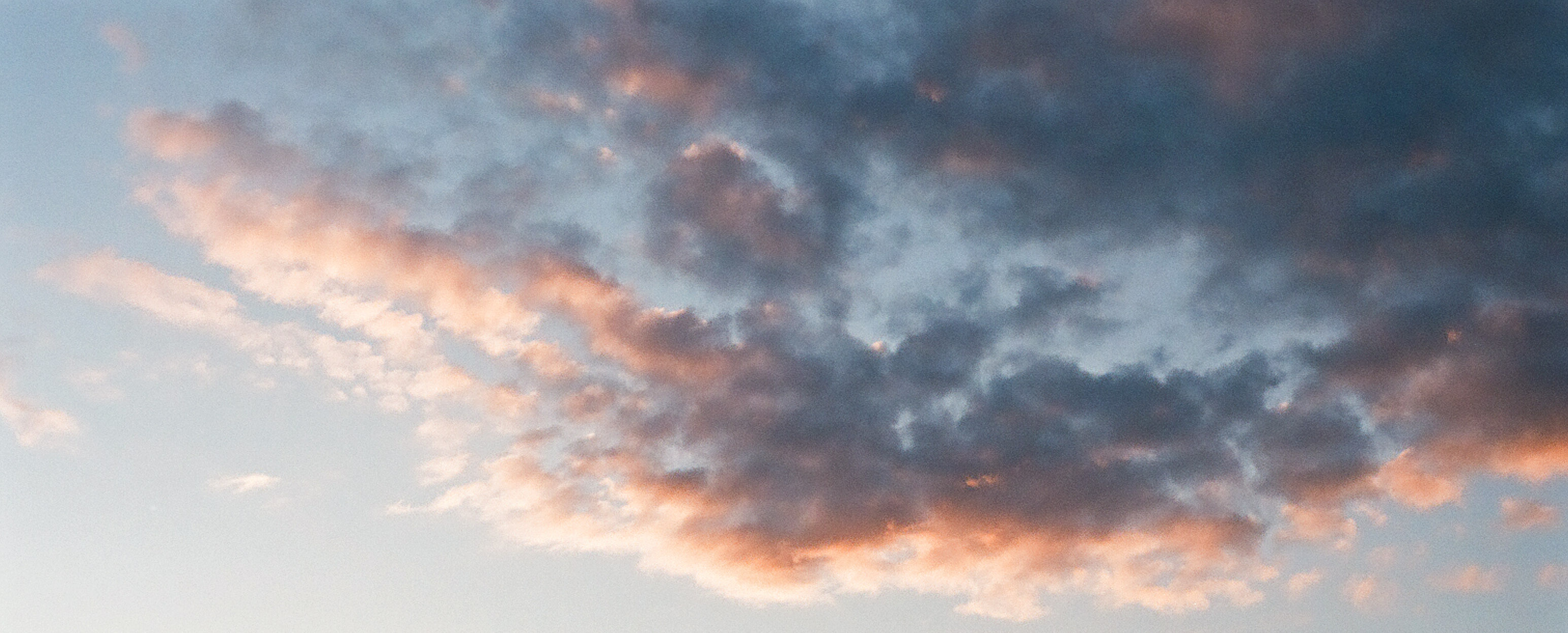 Pink clouds sunset photo