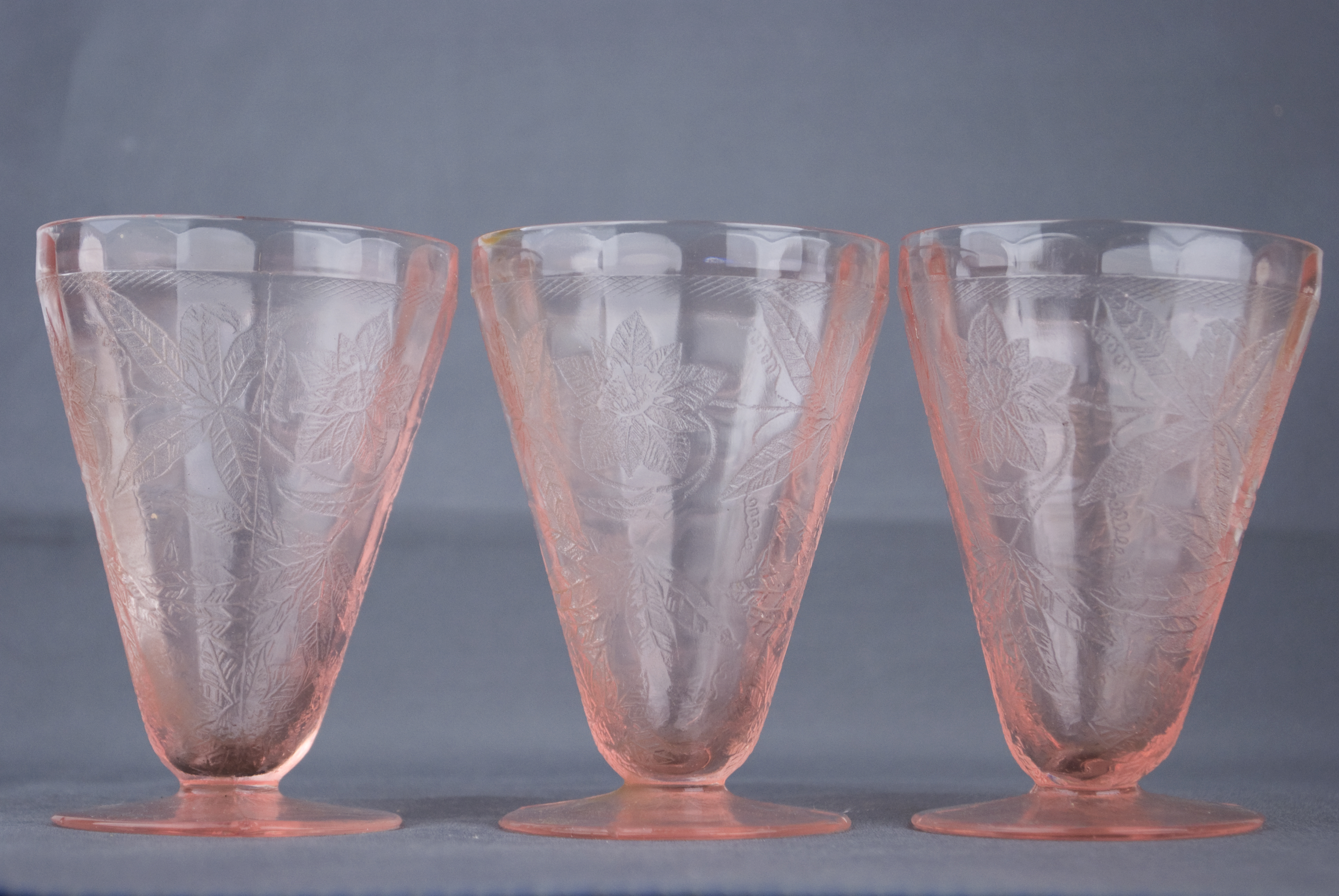 Variants for Pink Depression Glass.