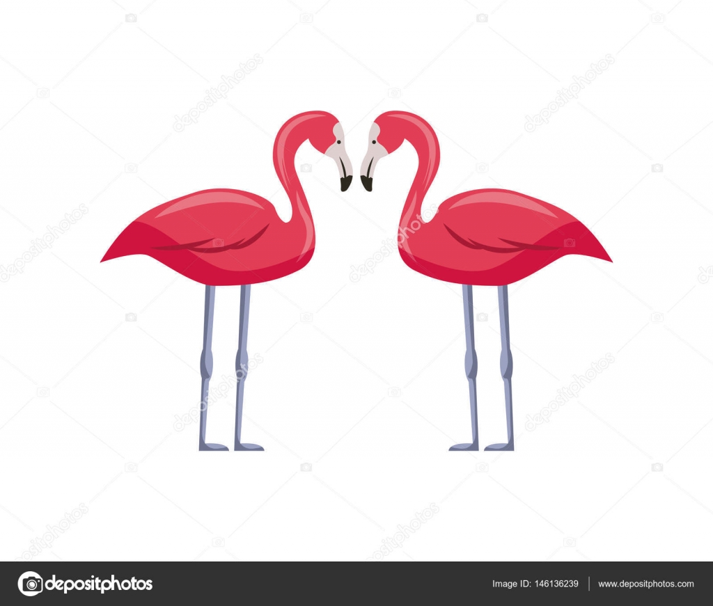 pink flamingos icon — Stock Vector © yupiramos #146136239