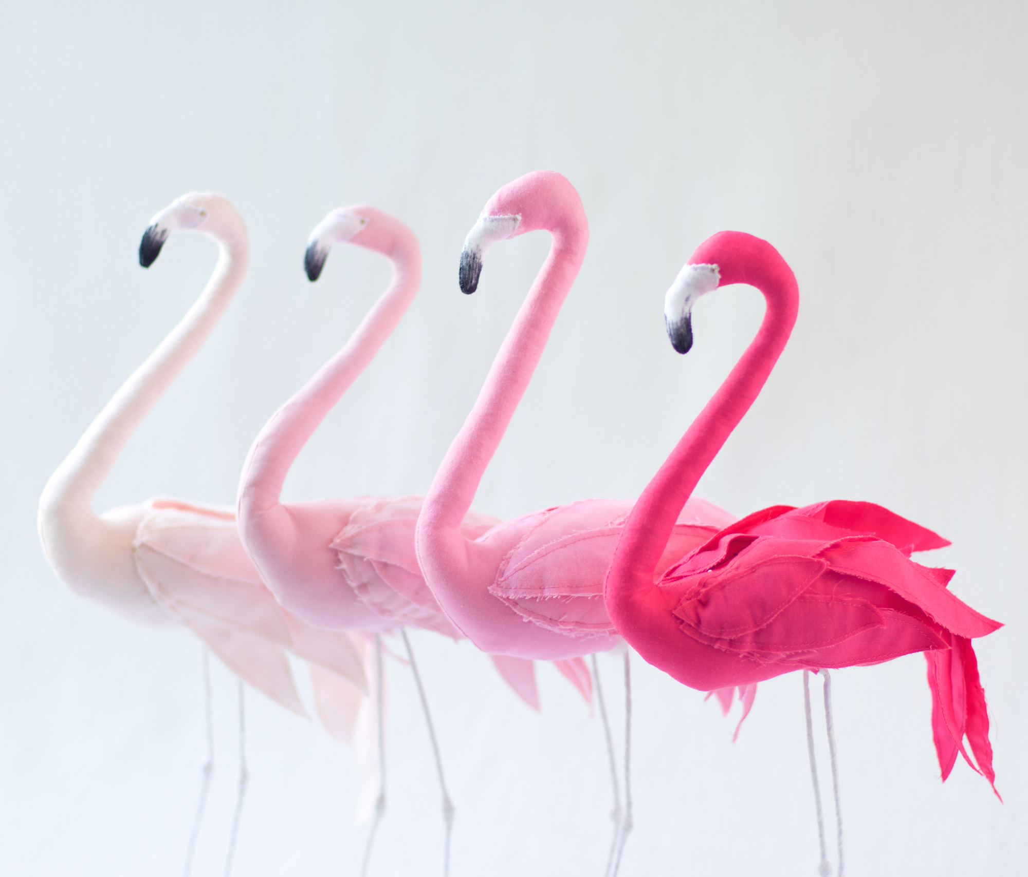 Pink Flamingo decoration - detailed sewing pattern