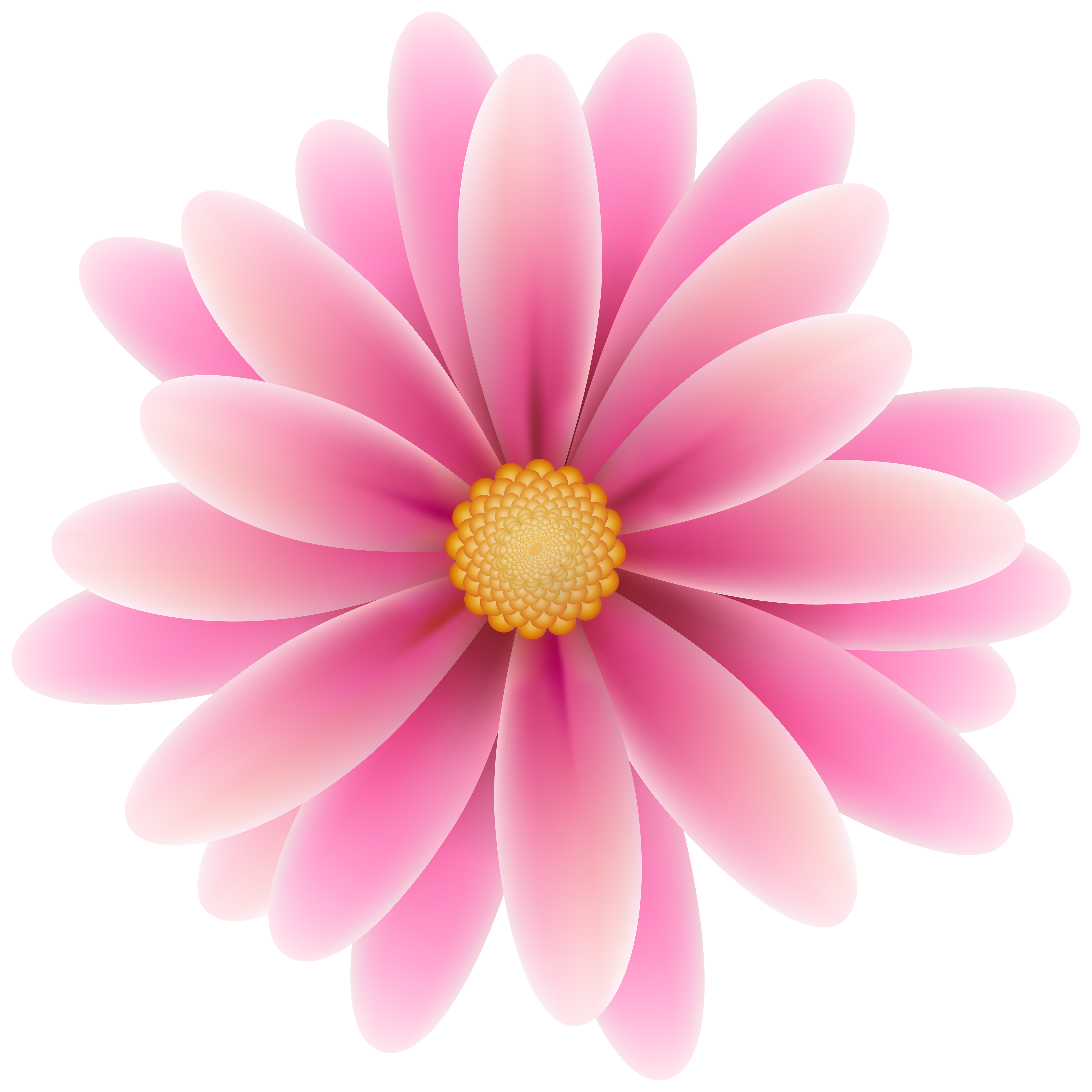 Pink Flower Clip Art Image | Gallery Yopriceville - High-Quality ...