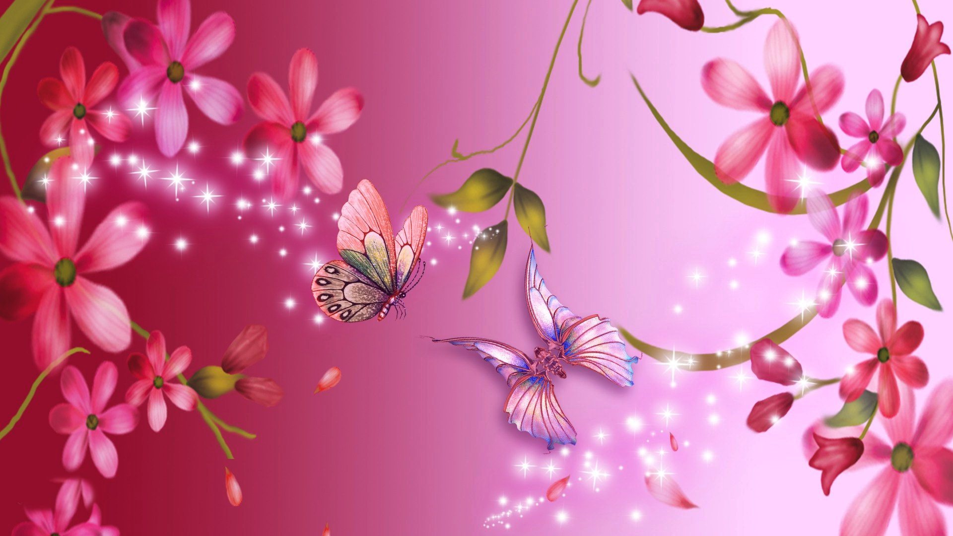 Pink Flowers HD Wallpapers – Backgrounds – free download