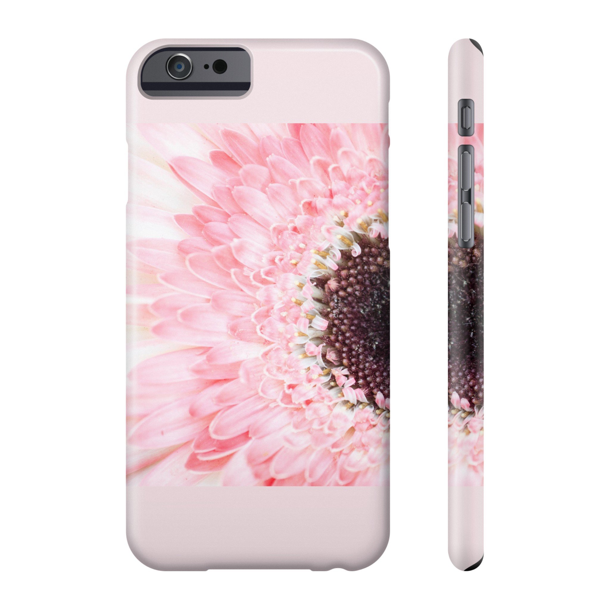 Pale Pink Gerbera Daisy Phone Cases - Lisa Blake