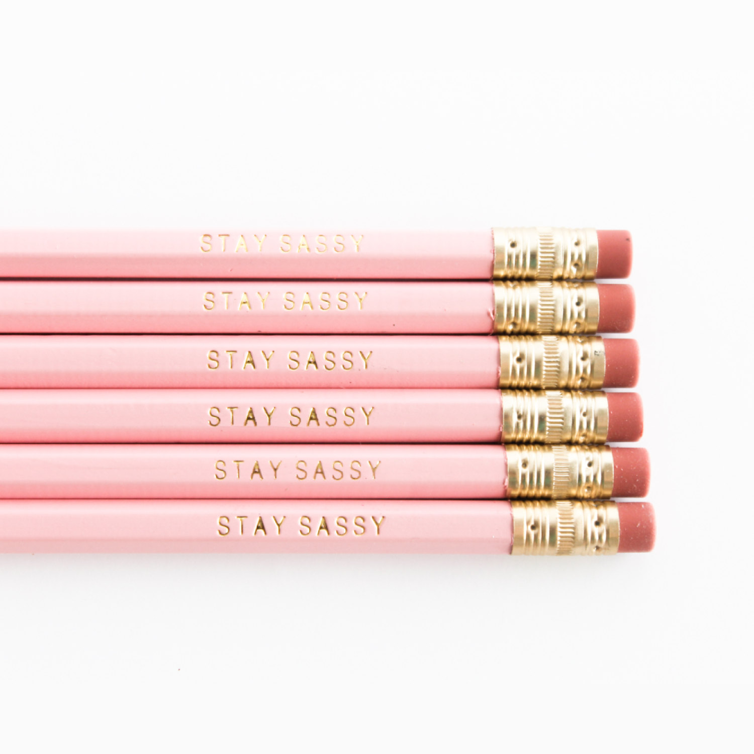 Cute Desk Accessories Pink Pencils Stay Sassy Pencil Set