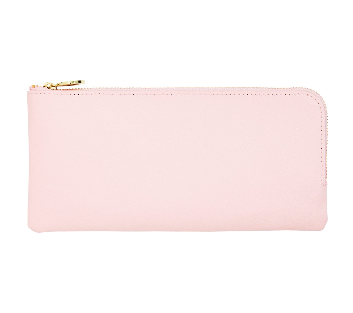 LEATHER PENCIL CASE: PINK