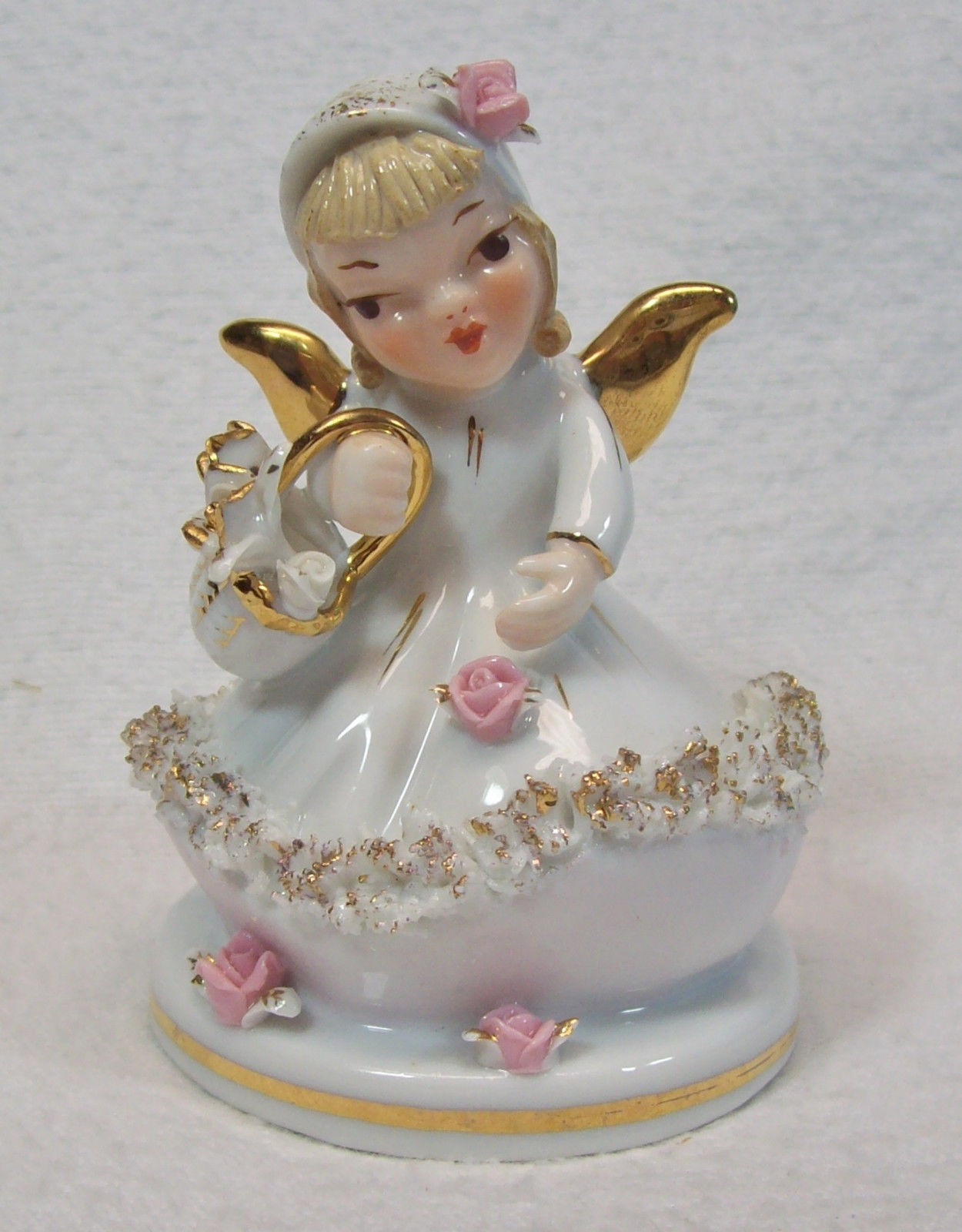 Lefton China Porcelain Angel Figurine Going and similar items