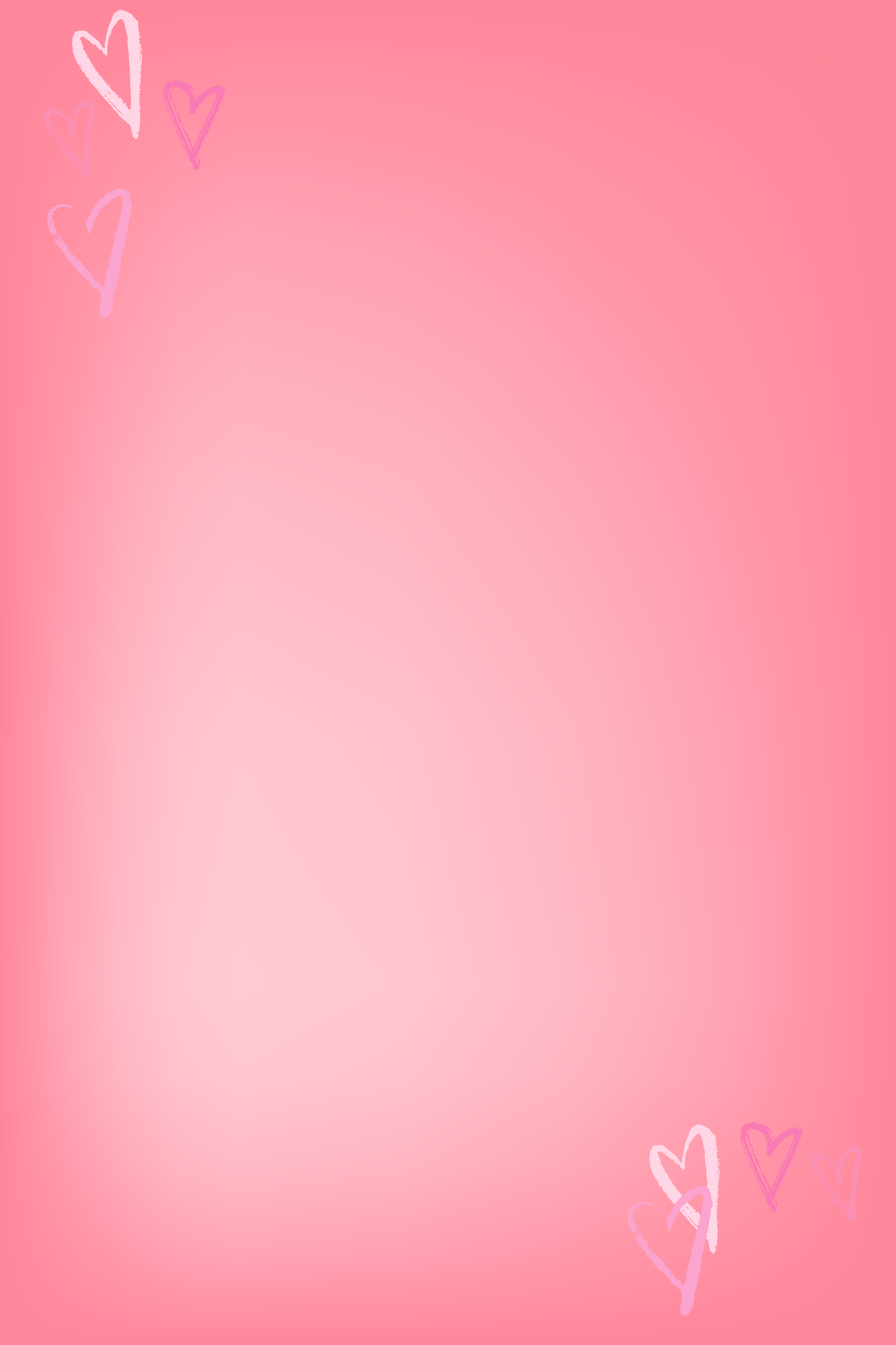 LETTER ON PINK SHADE WITH HEARTS BACKGROUND