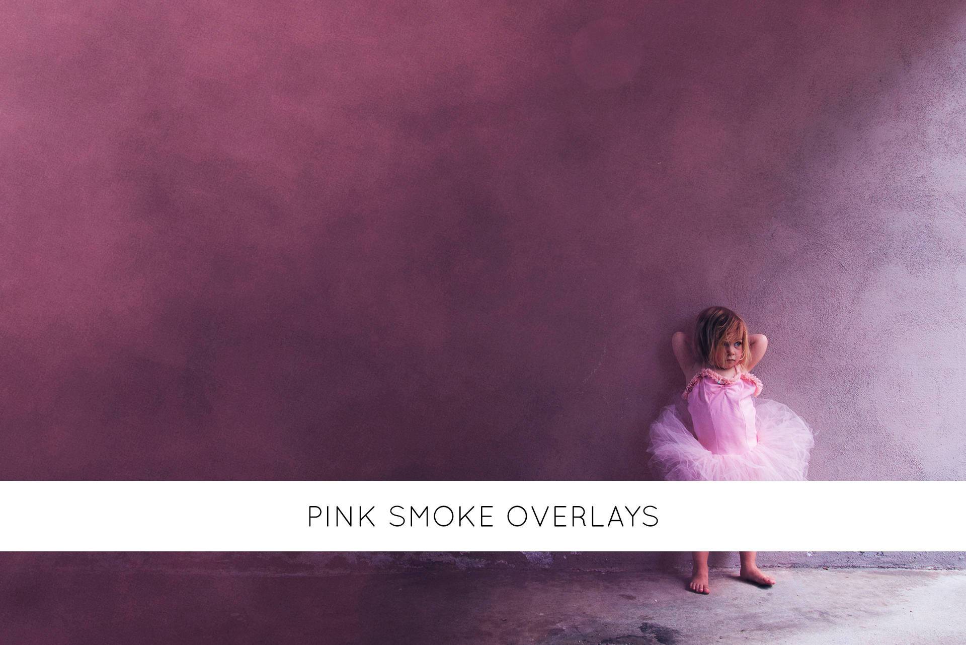 15 Pink Smoke Overlays - Artusco Design