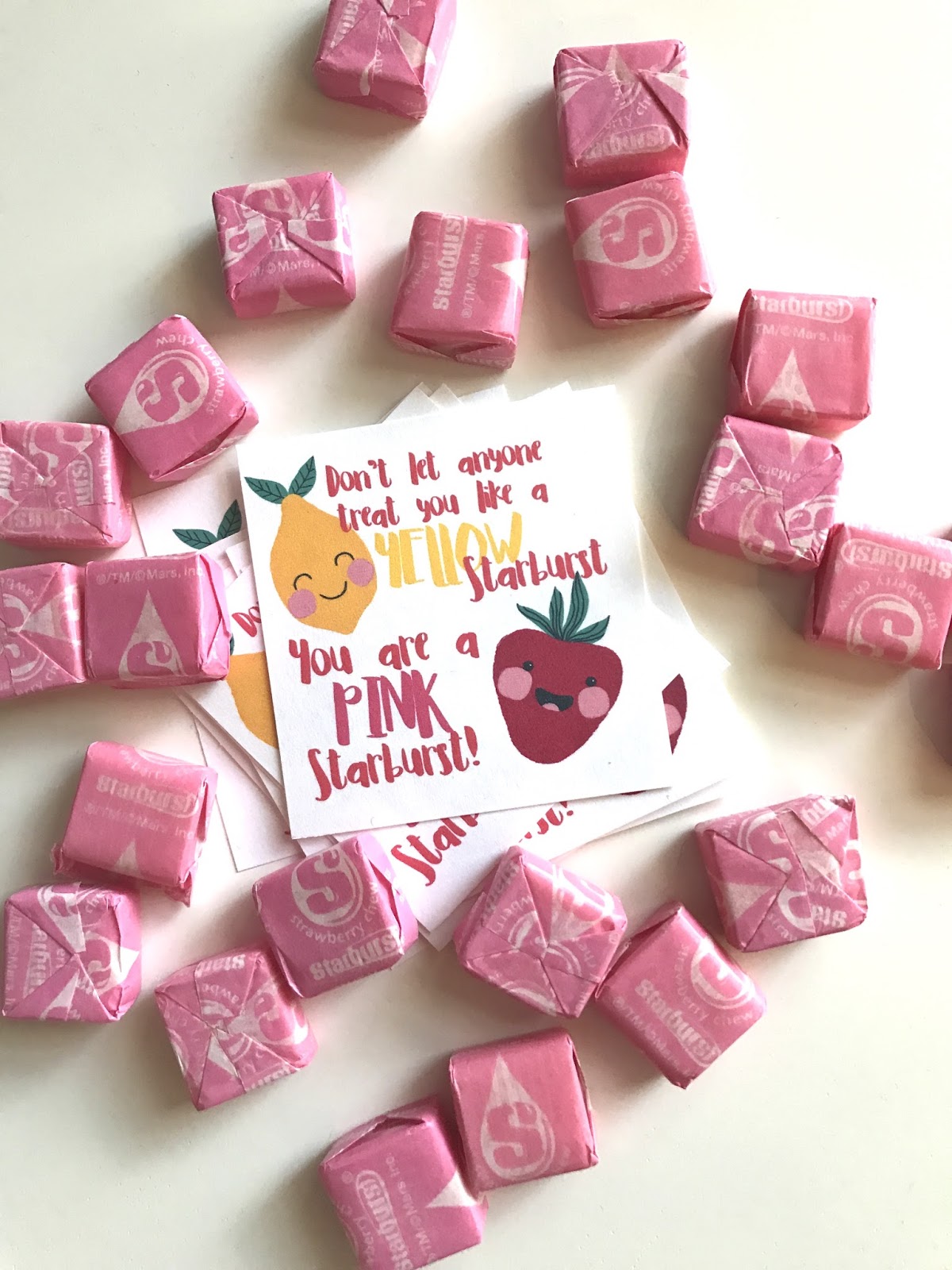 Little Bit Funky: You Are A Pink Starburst {gift tag - free printable}