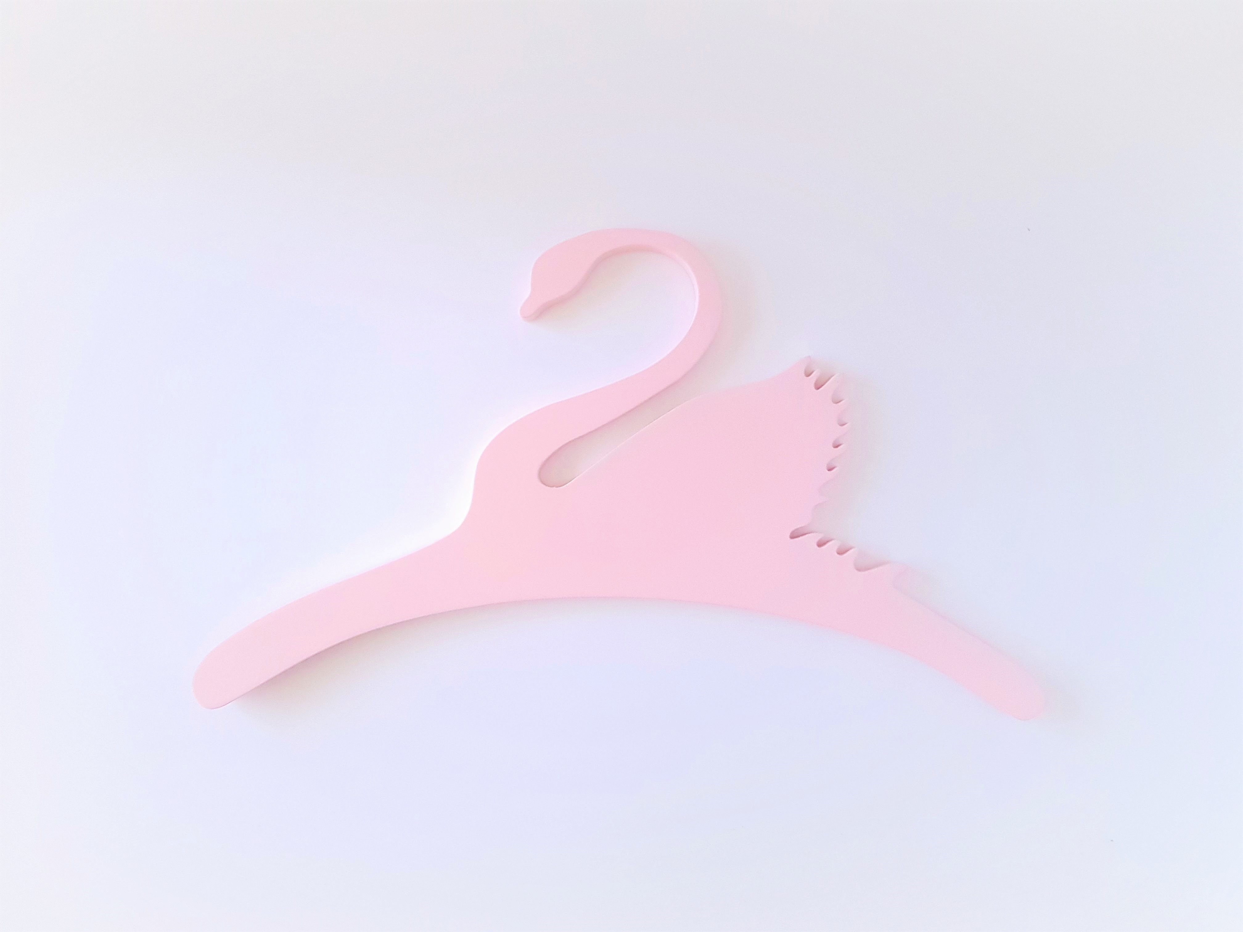Pink Swan Coat Hanger - Sew and Reap
