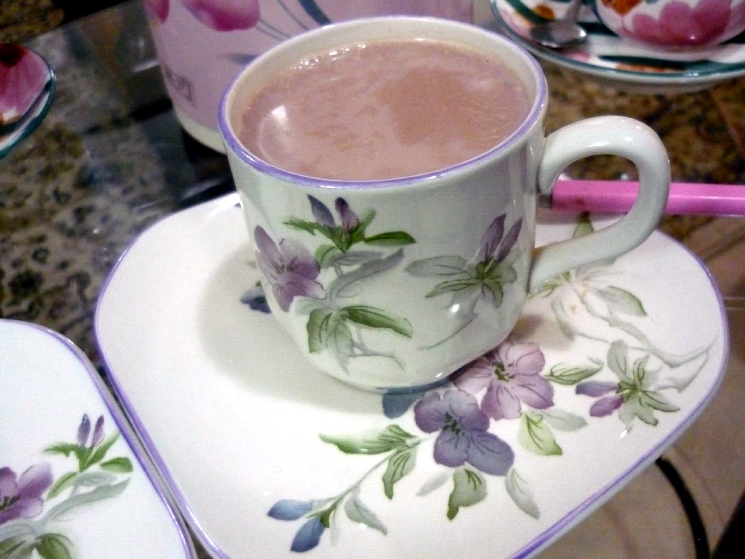 Pink Tea, Cup, Drink, Flowers, Hot, HQ Photo