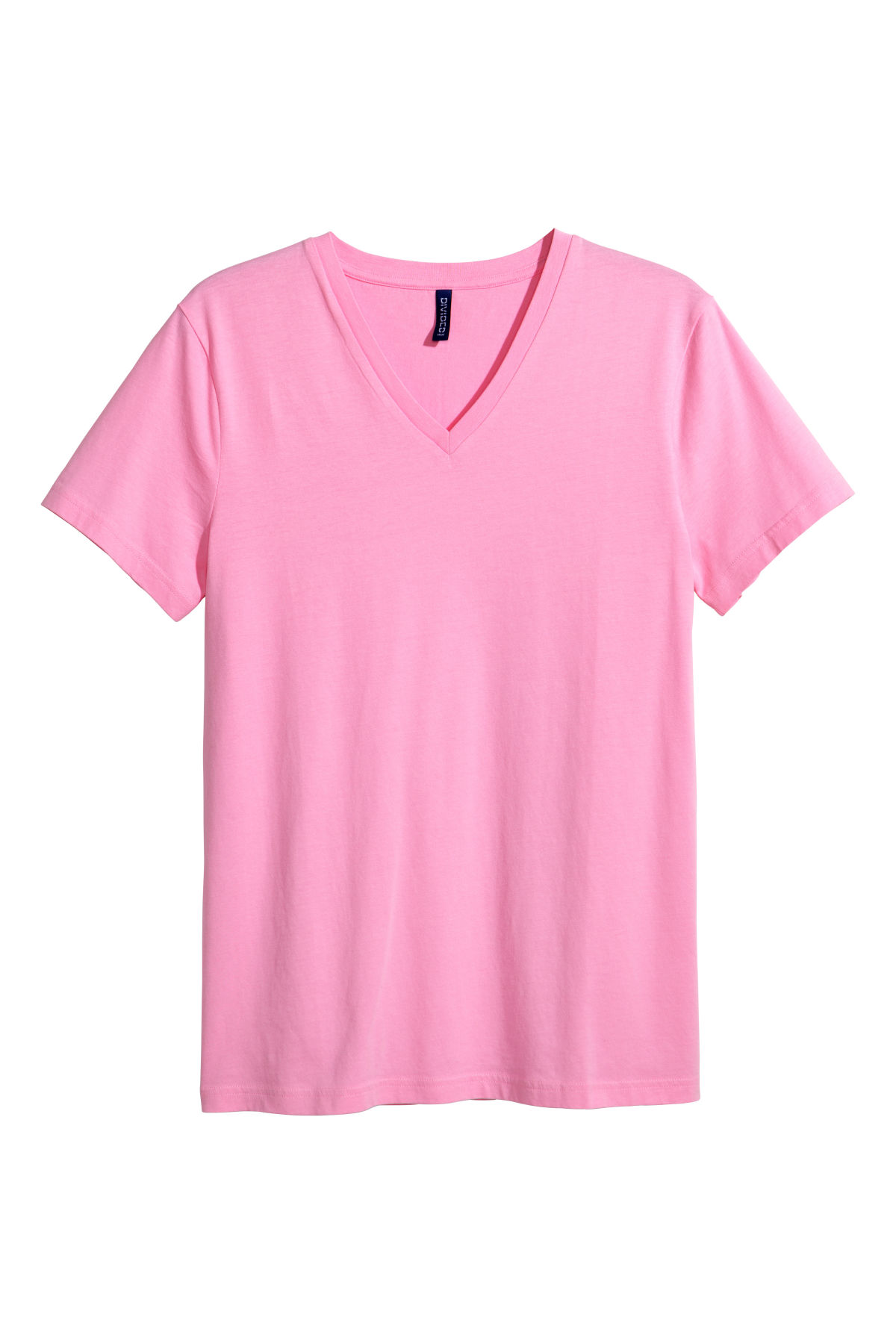 V-neck T-shirt | Pink | SALE | H&M US