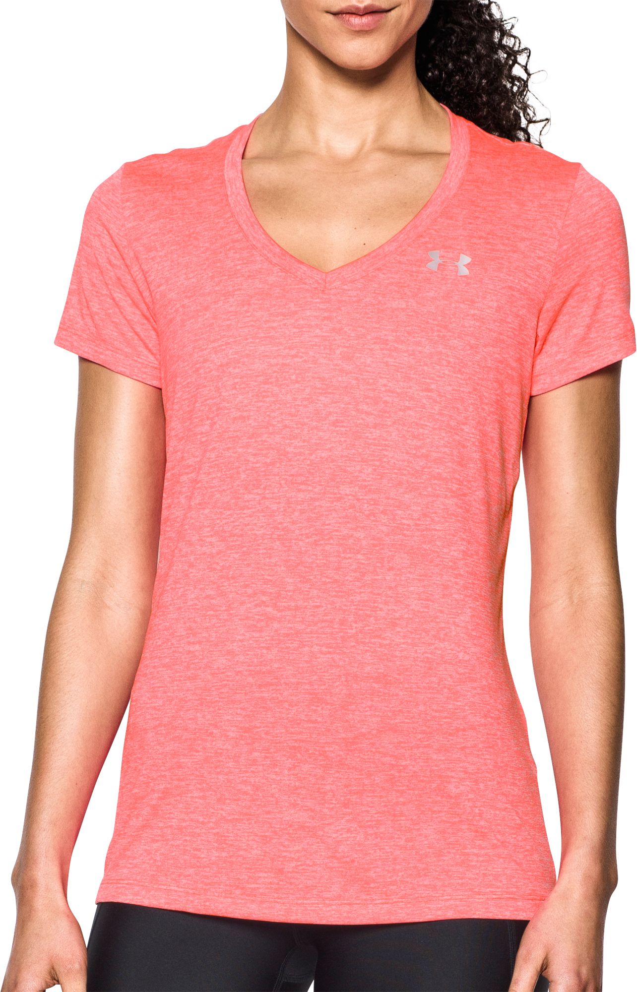 Under Armour Women's Twisted Tech V-Neck Shirt | DICK'S Sporting Goods