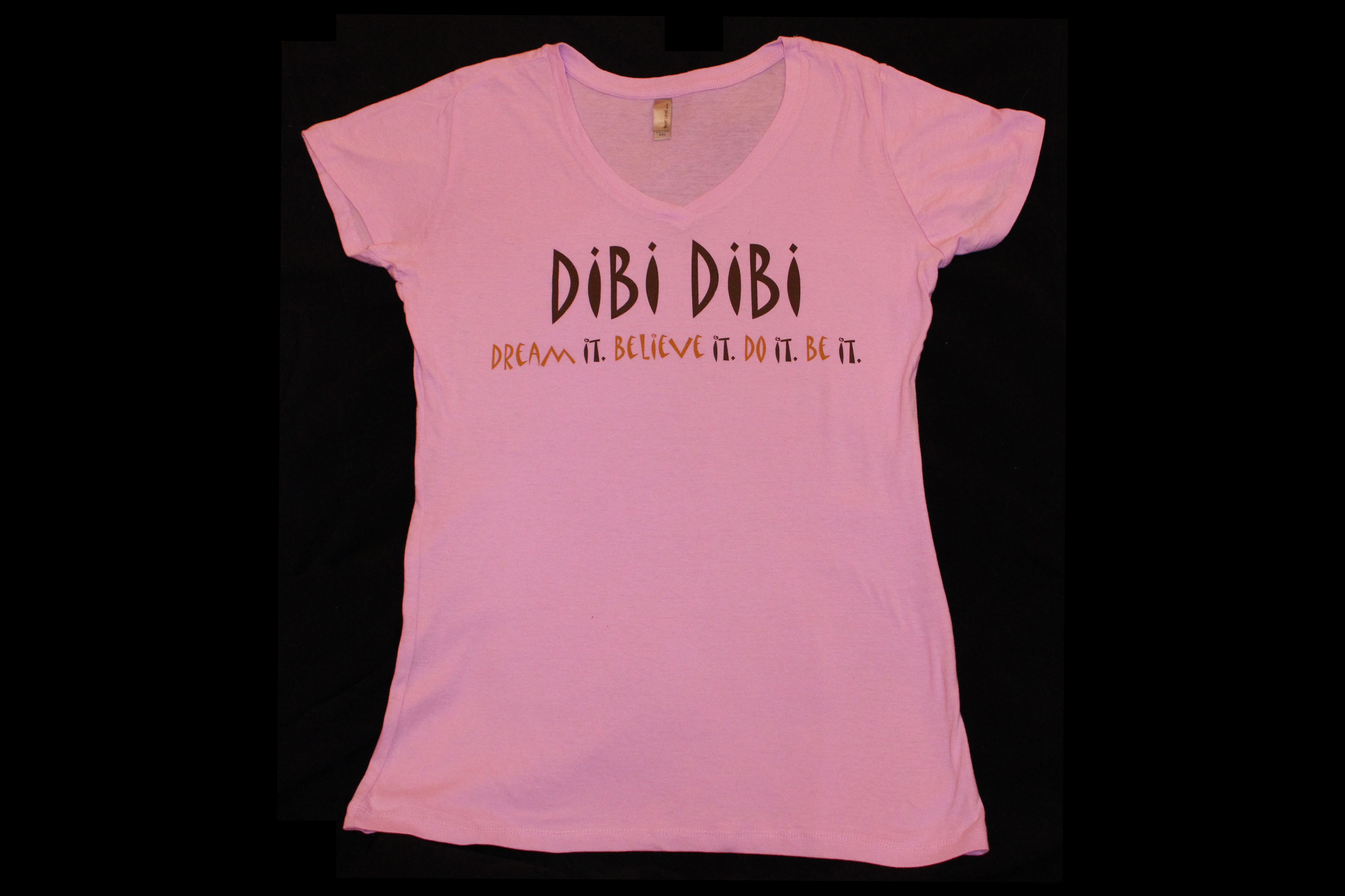 Ladies Triblend V-Neck Tee Shirt – DiBi DiBi
