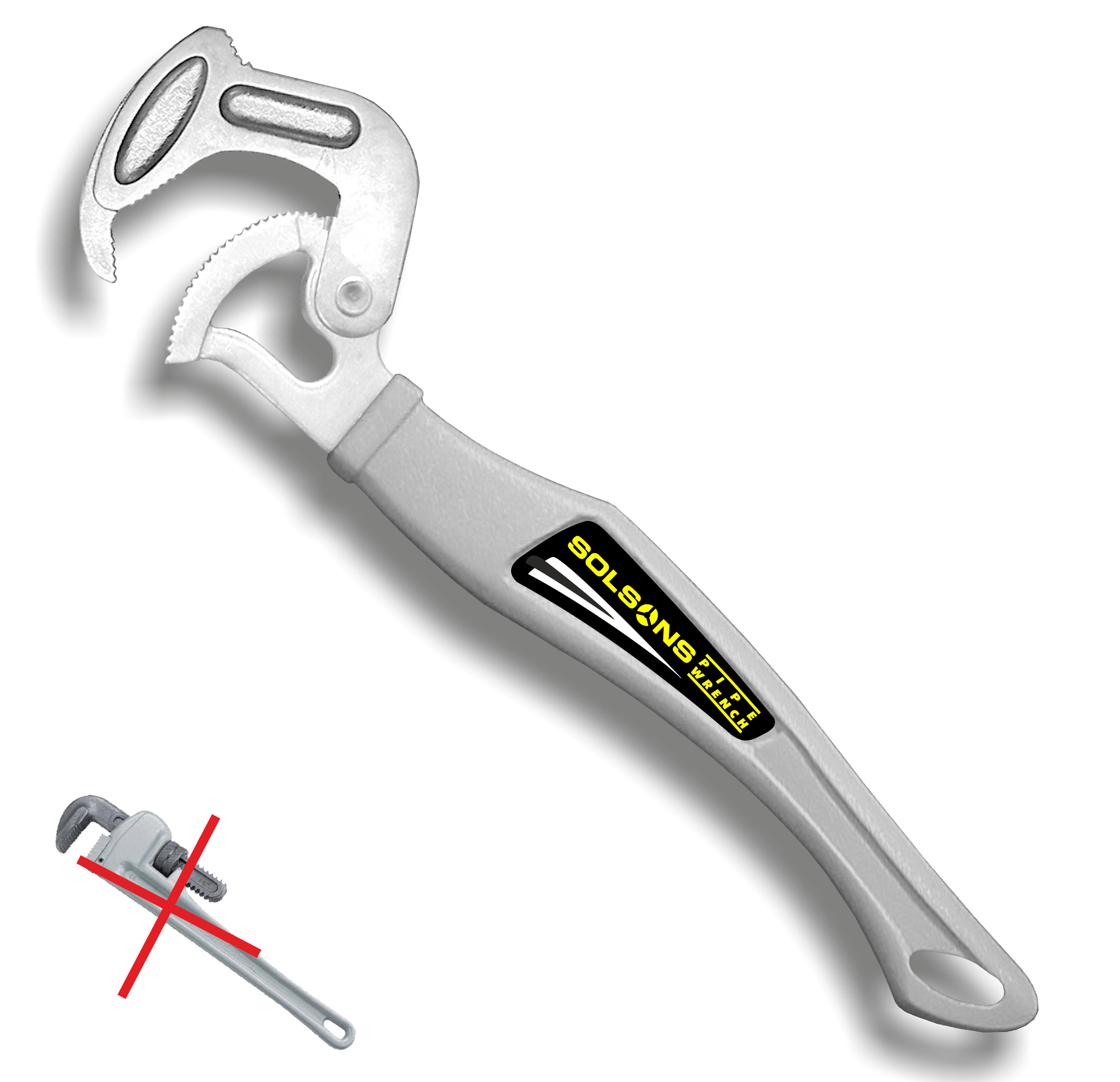 Automatic self adjusting 16” Pipe Wrench (# PW2060AL) - Model ...